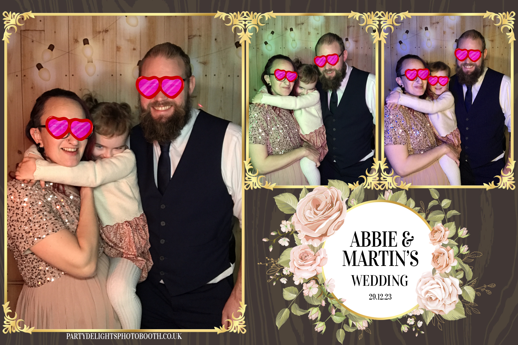 Martin and Abbie's wedding | View more photos from the event at gallery.partydelightsphotobooth.co.uk/u/PartyDelightsPhotoBooth/Martin-and-Abbies-wedding