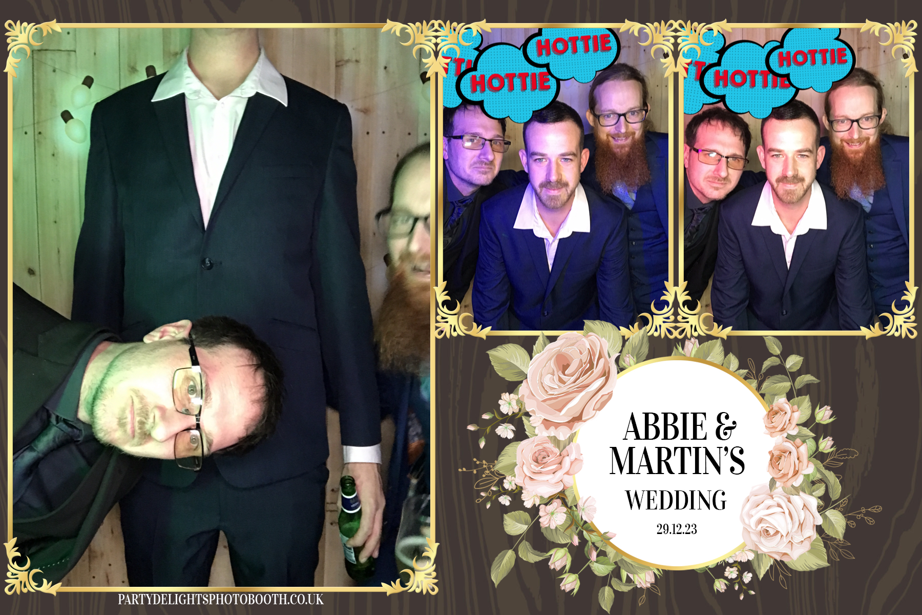 Martin and Abbie's wedding | View more photos from the event at gallery.partydelightsphotobooth.co.uk/u/PartyDelightsPhotoBooth/Martin-and-Abbies-wedding