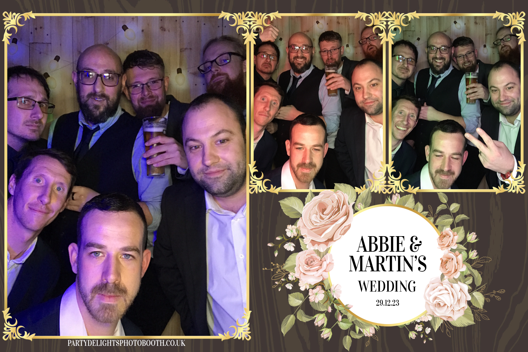 Martin and Abbie's wedding | View more photos from the event at gallery.partydelightsphotobooth.co.uk/u/PartyDelightsPhotoBooth/Martin-and-Abbies-wedding