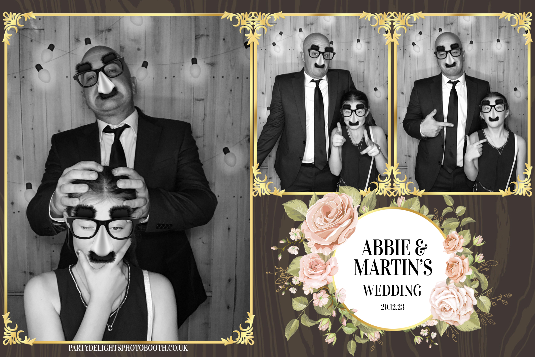 Martin and Abbie's wedding | View more photos from the event at gallery.partydelightsphotobooth.co.uk/u/PartyDelightsPhotoBooth/Martin-and-Abbies-wedding