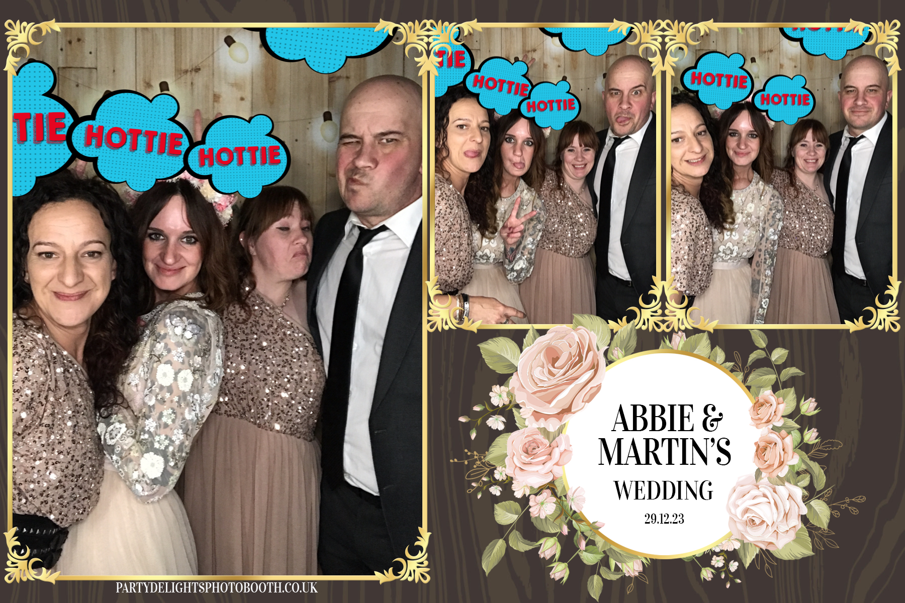Martin and Abbie's wedding | View more photos from the event at gallery.partydelightsphotobooth.co.uk/u/PartyDelightsPhotoBooth/Martin-and-Abbies-wedding