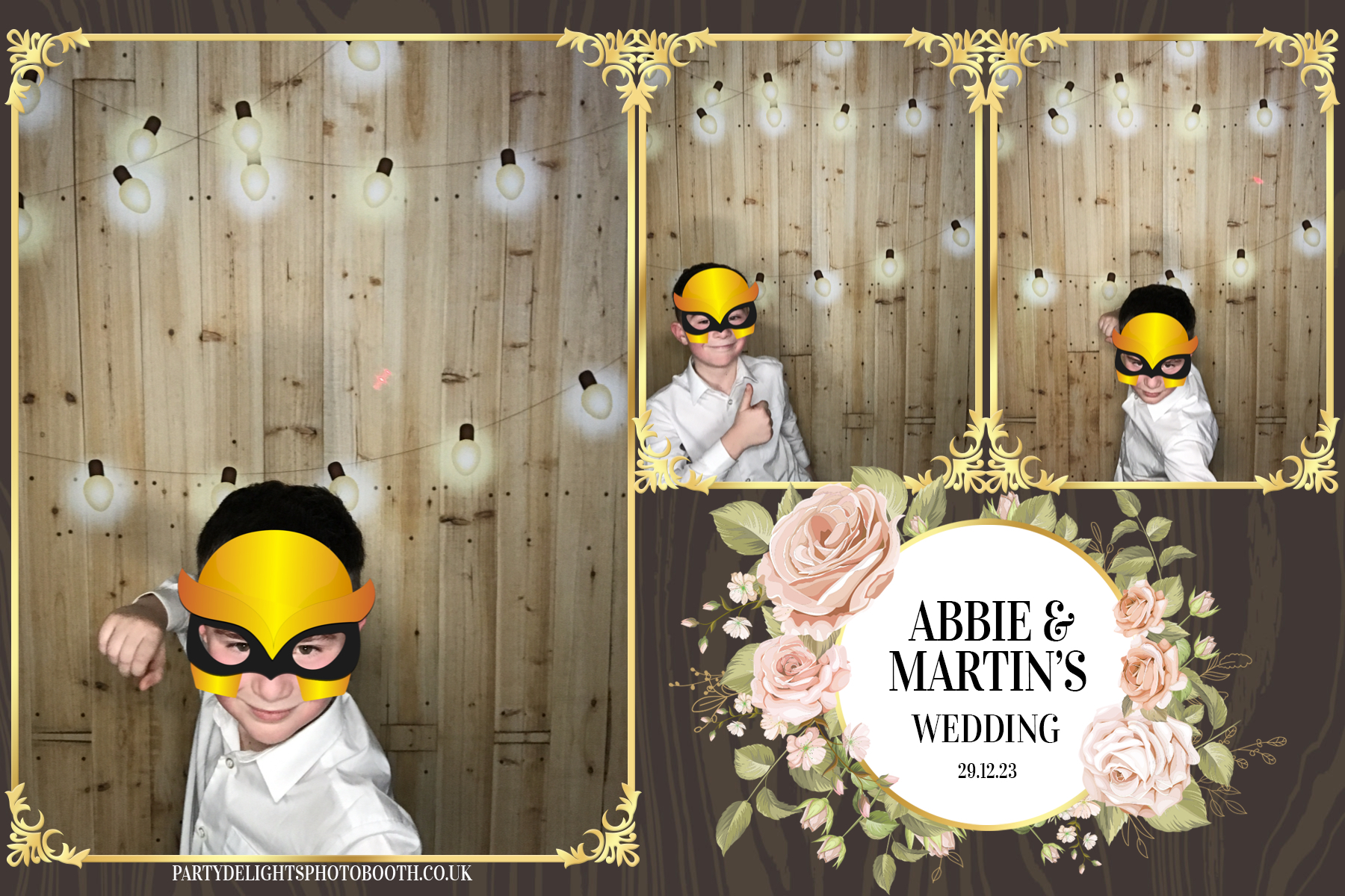 Martin and Abbie's wedding | View more photos from the event at gallery.partydelightsphotobooth.co.uk/u/PartyDelightsPhotoBooth/Martin-and-Abbies-wedding