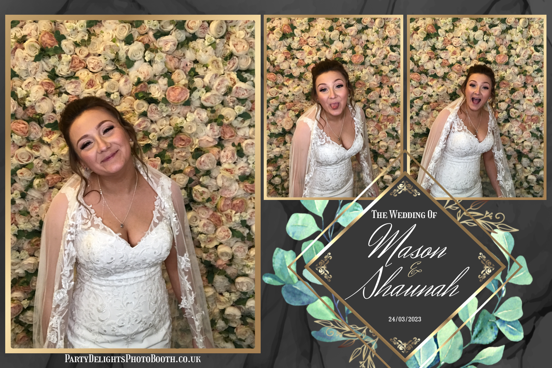 Mason & Shaunah’s Wedding | View more photos from the event at gallery.partydelightsphotobooth.co.uk/u/PartyDelightsPhotoBooth/Mason-Shaunah’s-Wedding