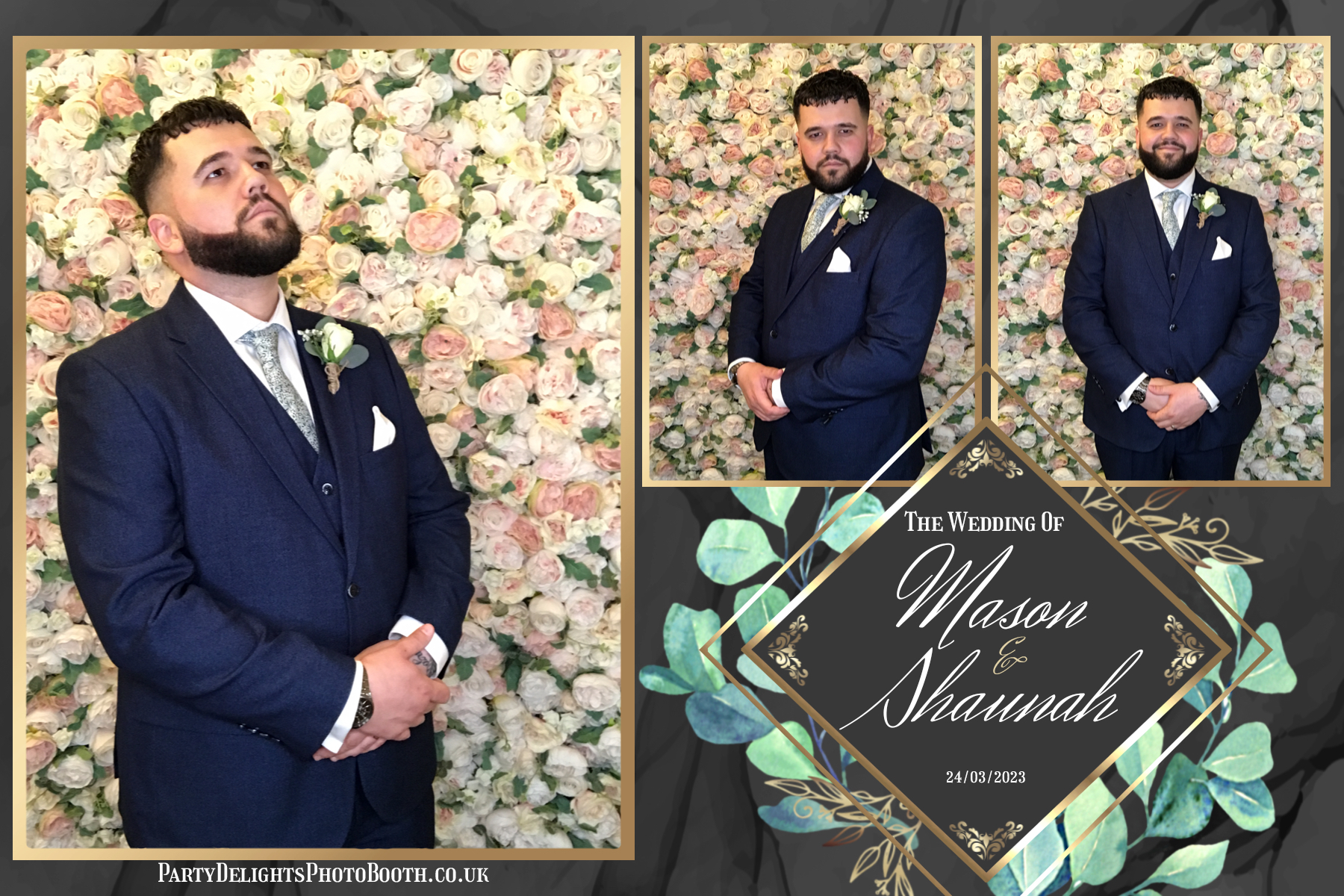 Mason & Shaunah’s Wedding | View more photos from the event at gallery.partydelightsphotobooth.co.uk/u/PartyDelightsPhotoBooth/Mason-Shaunah’s-Wedding