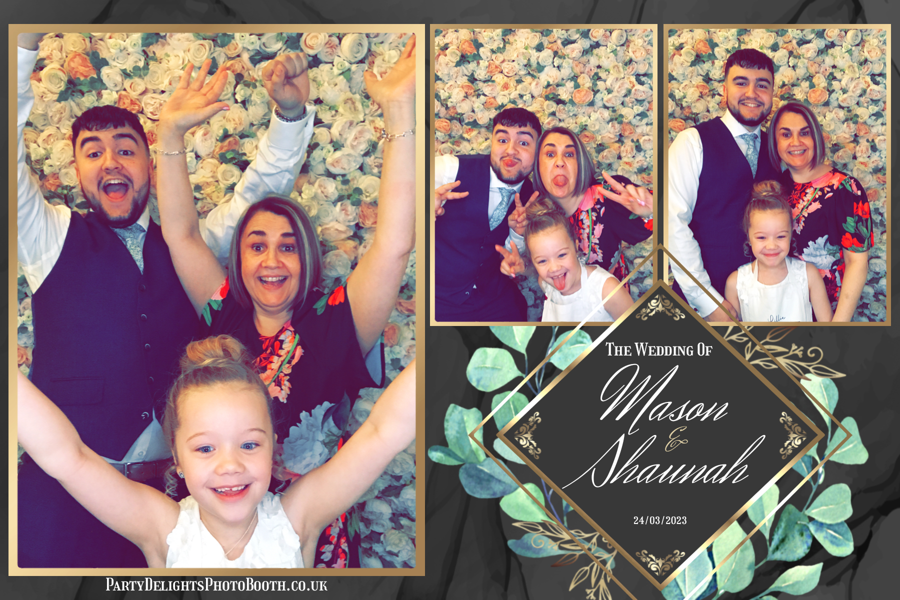 Mason & Shaunah’s Wedding | View more photos from the event at gallery.partydelightsphotobooth.co.uk/u/PartyDelightsPhotoBooth/Mason-Shaunah’s-Wedding