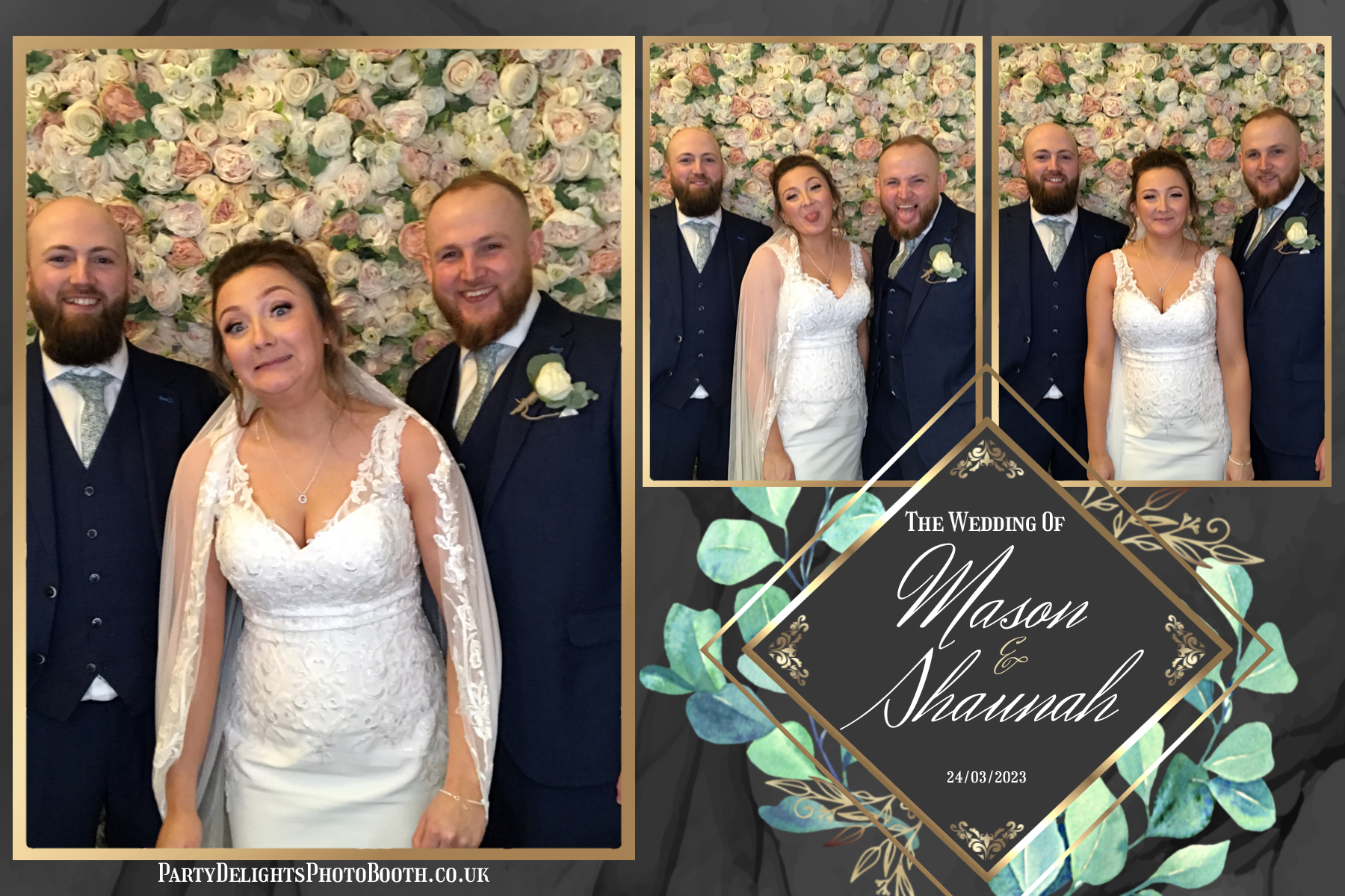 Mason & Shaunah’s Wedding | View more photos from the event at gallery.partydelightsphotobooth.co.uk/u/PartyDelightsPhotoBooth/Mason-Shaunah’s-Wedding