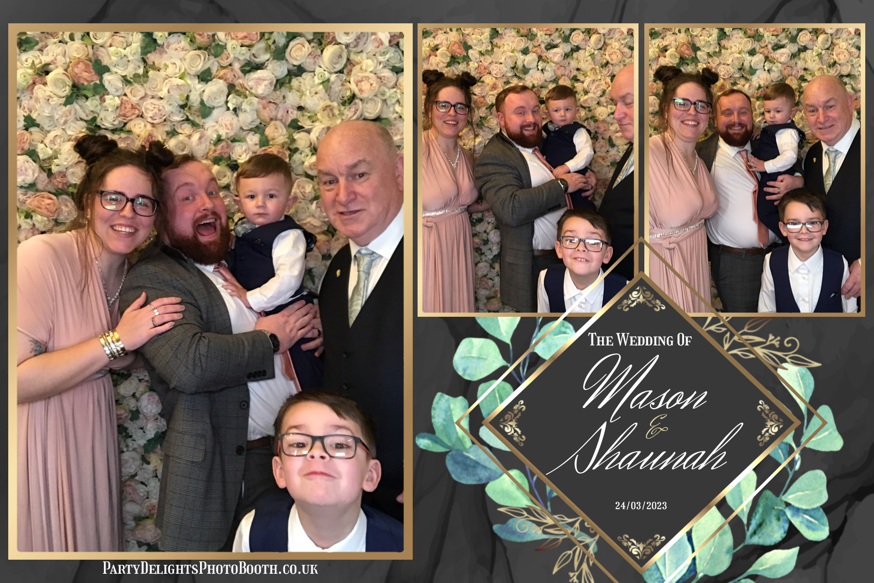 Mason & Shaunah’s Wedding | View more photos from the event at gallery.partydelightsphotobooth.co.uk/u/PartyDelightsPhotoBooth/Mason-Shaunah’s-Wedding