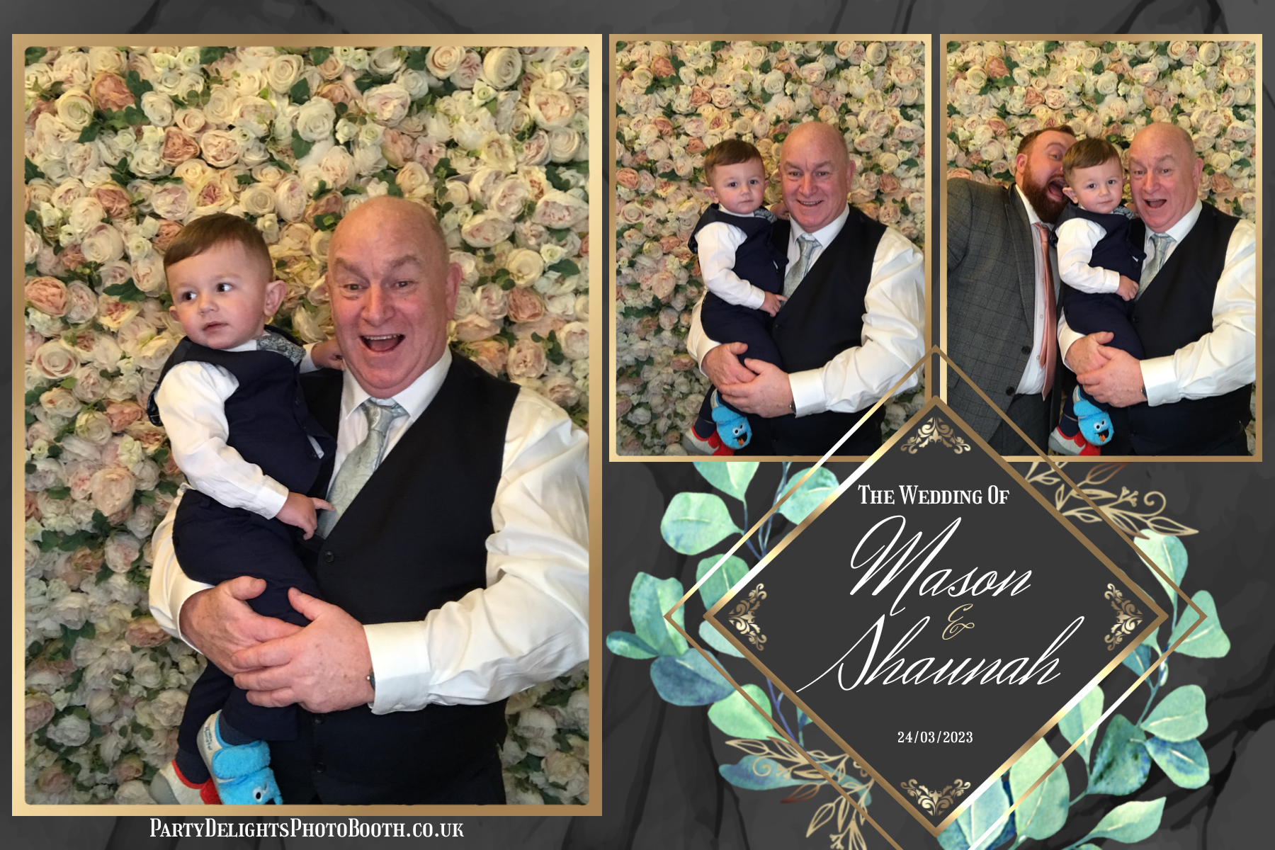 Mason & Shaunah’s Wedding | View more photos from the event at gallery.partydelightsphotobooth.co.uk/u/PartyDelightsPhotoBooth/Mason-Shaunah’s-Wedding