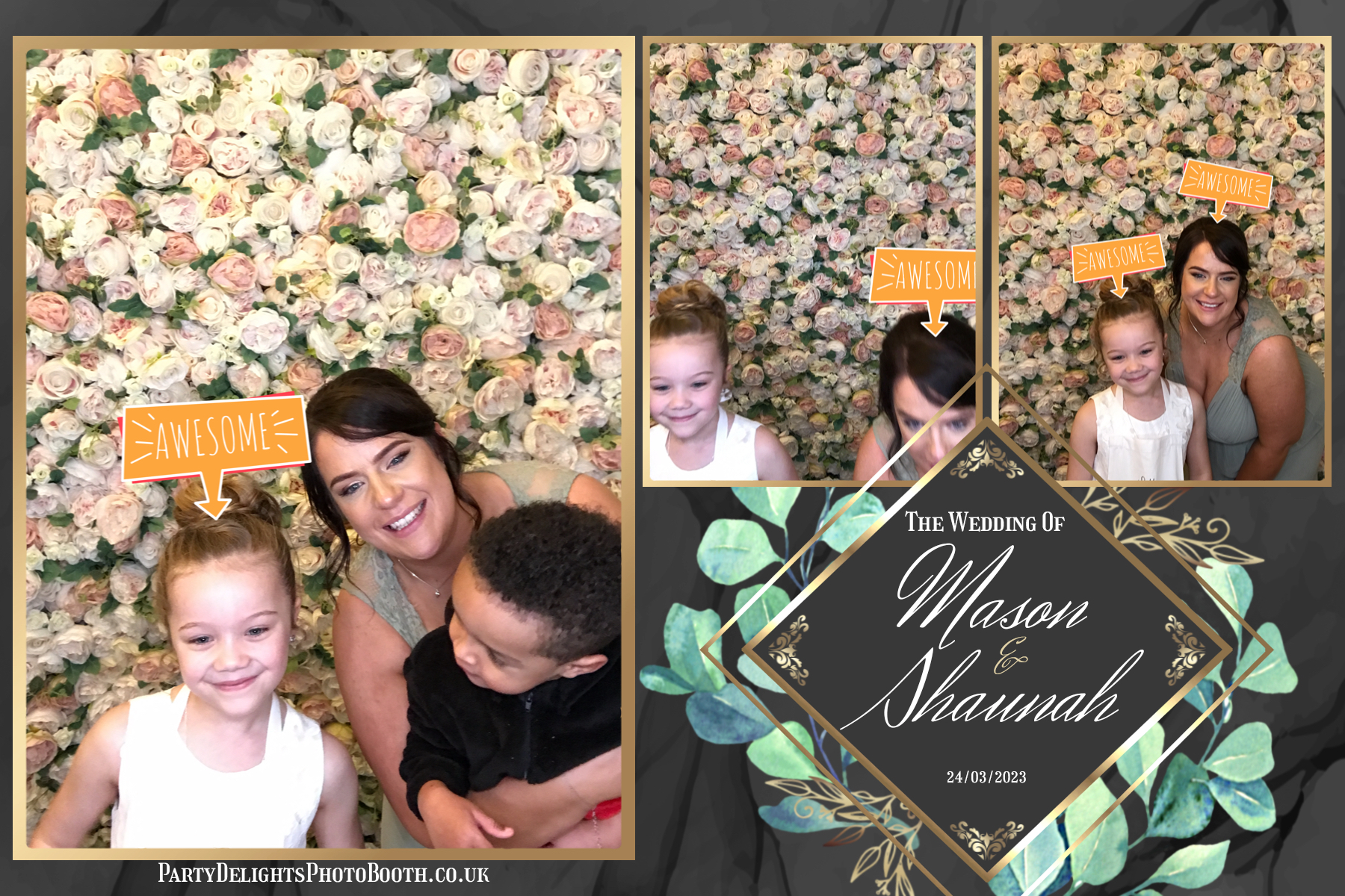 Mason & Shaunah’s Wedding | View more photos from the event at gallery.partydelightsphotobooth.co.uk/u/PartyDelightsPhotoBooth/Mason-Shaunah’s-Wedding
