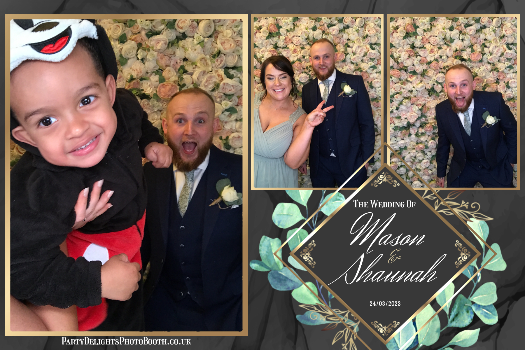 Mason & Shaunah’s Wedding | View more photos from the event at gallery.partydelightsphotobooth.co.uk/u/PartyDelightsPhotoBooth/Mason-Shaunah’s-Wedding