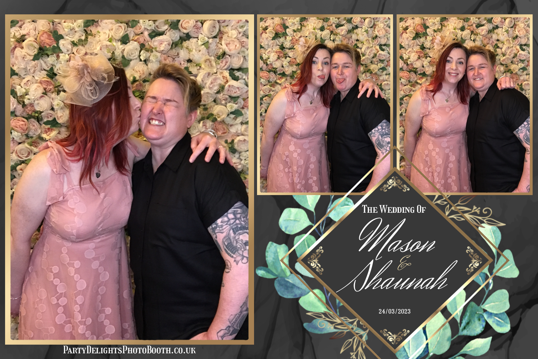 Mason & Shaunah’s Wedding | View more photos from the event at gallery.partydelightsphotobooth.co.uk/u/PartyDelightsPhotoBooth/Mason-Shaunah’s-Wedding
