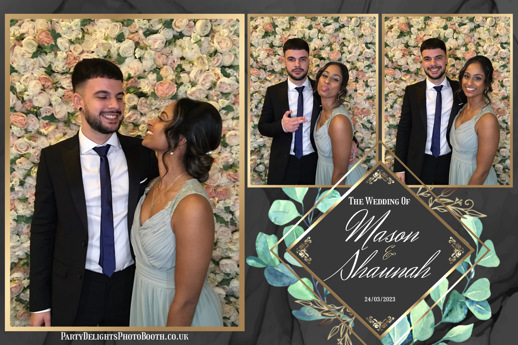Mason & Shaunah’s Wedding | View more photos from the event at gallery.partydelightsphotobooth.co.uk/u/PartyDelightsPhotoBooth/Mason-Shaunah’s-Wedding