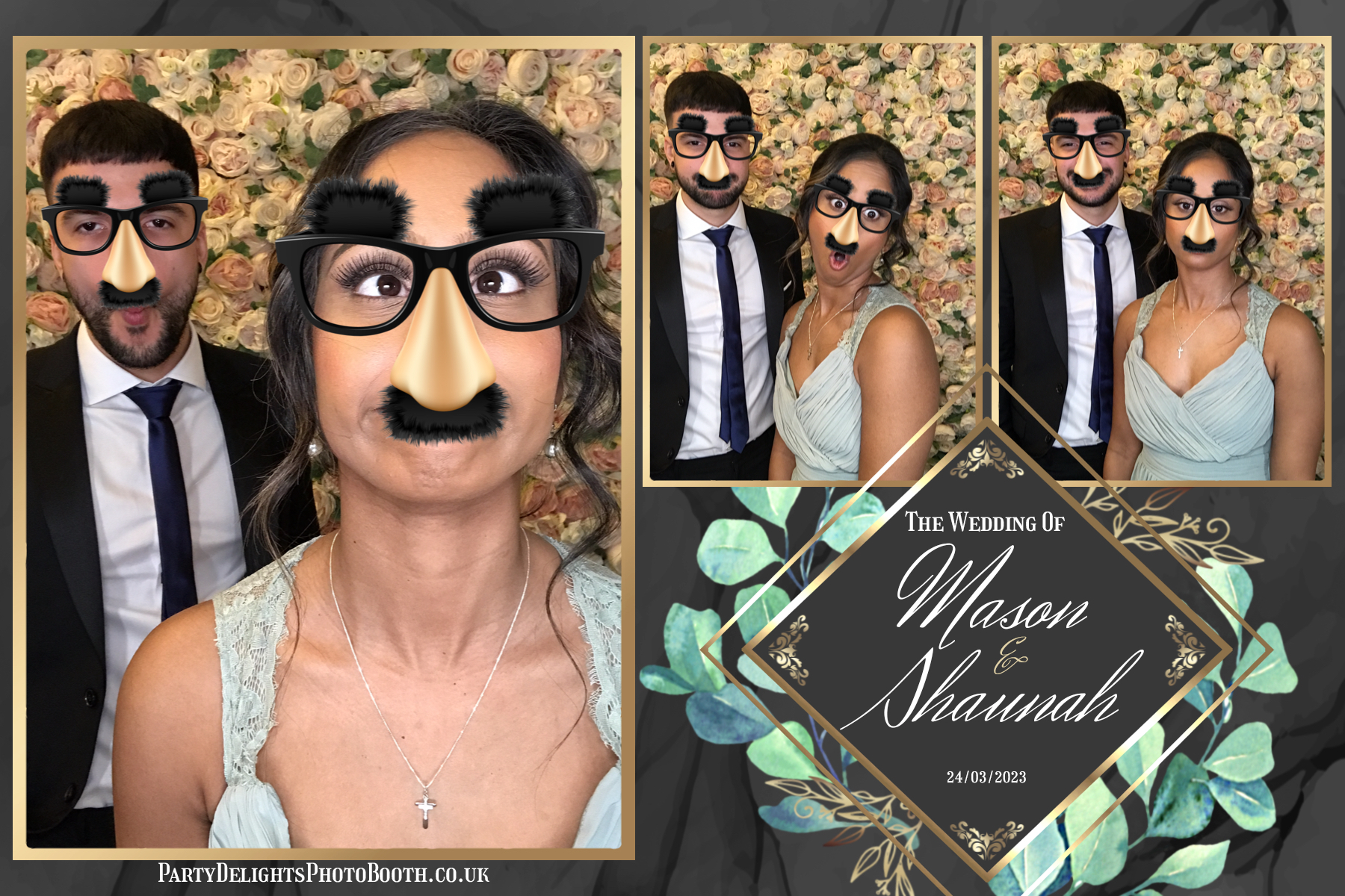 Mason & Shaunah’s Wedding | View more photos from the event at gallery.partydelightsphotobooth.co.uk/u/PartyDelightsPhotoBooth/Mason-Shaunah’s-Wedding