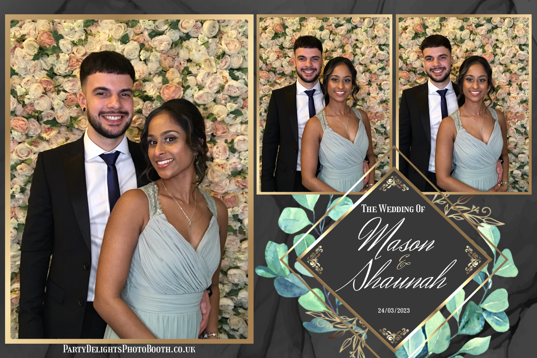 Mason & Shaunah’s Wedding | View more photos from the event at gallery.partydelightsphotobooth.co.uk/u/PartyDelightsPhotoBooth/Mason-Shaunah’s-Wedding