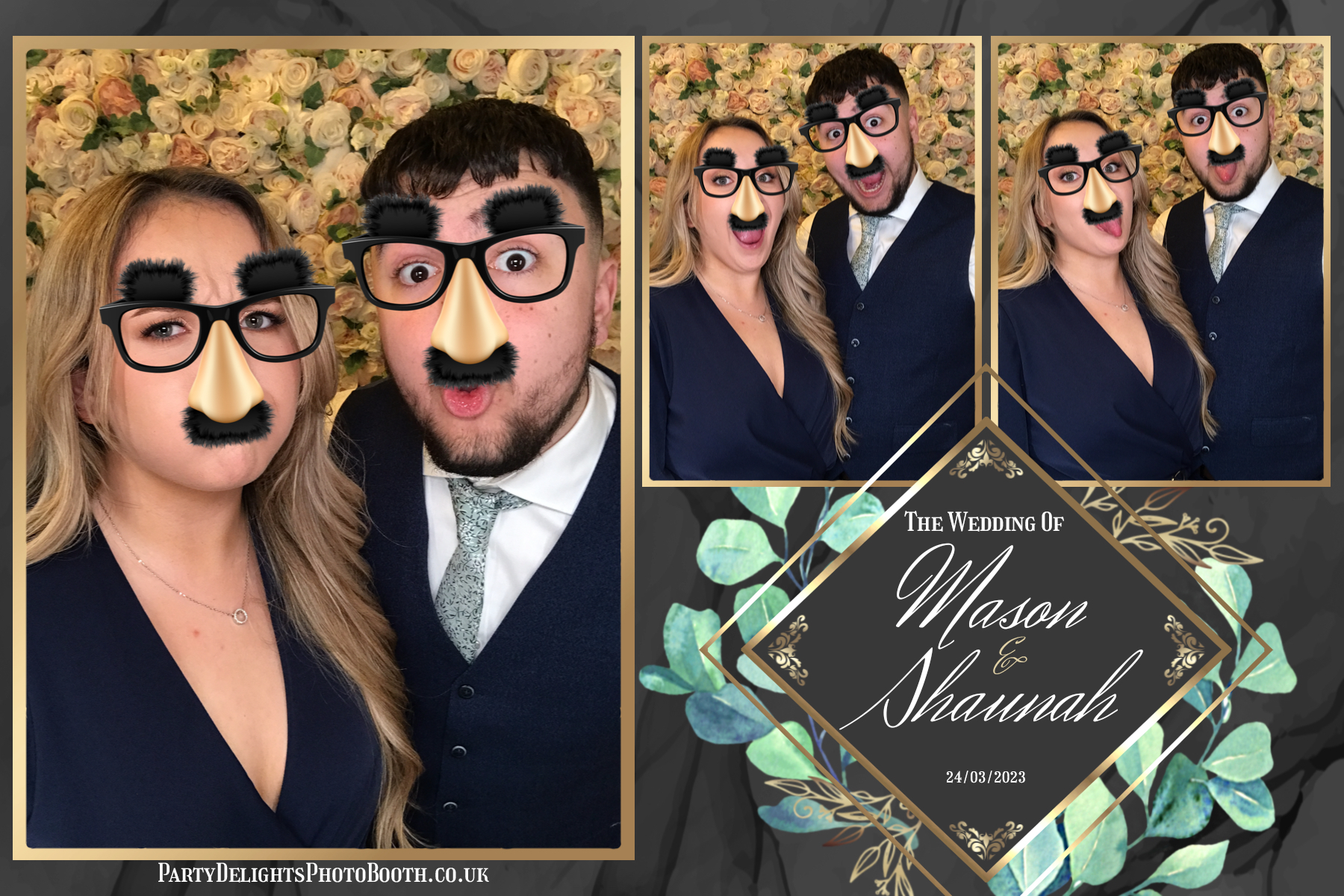 Mason & Shaunah’s Wedding | View more photos from the event at gallery.partydelightsphotobooth.co.uk/u/PartyDelightsPhotoBooth/Mason-Shaunah’s-Wedding