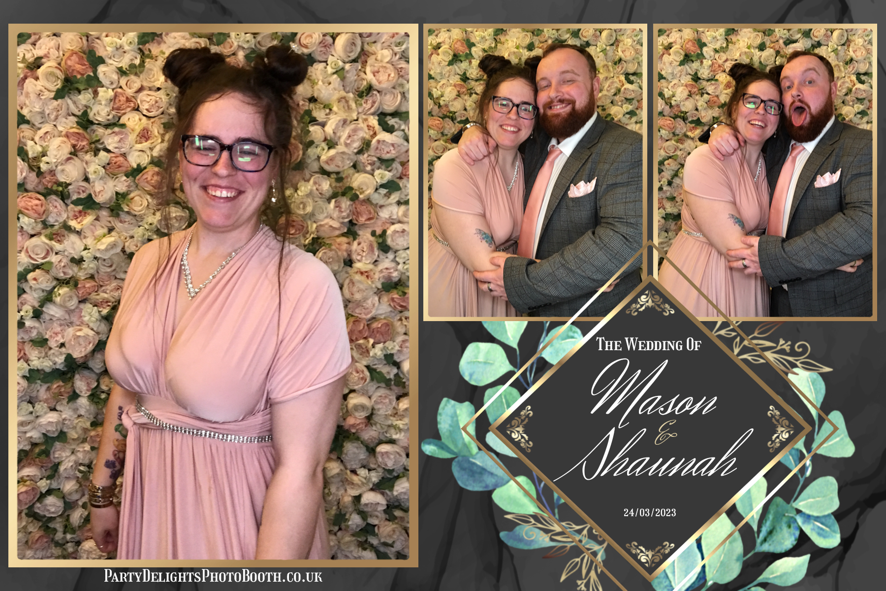 Mason & Shaunah’s Wedding | View more photos from the event at gallery.partydelightsphotobooth.co.uk/u/PartyDelightsPhotoBooth/Mason-Shaunah’s-Wedding