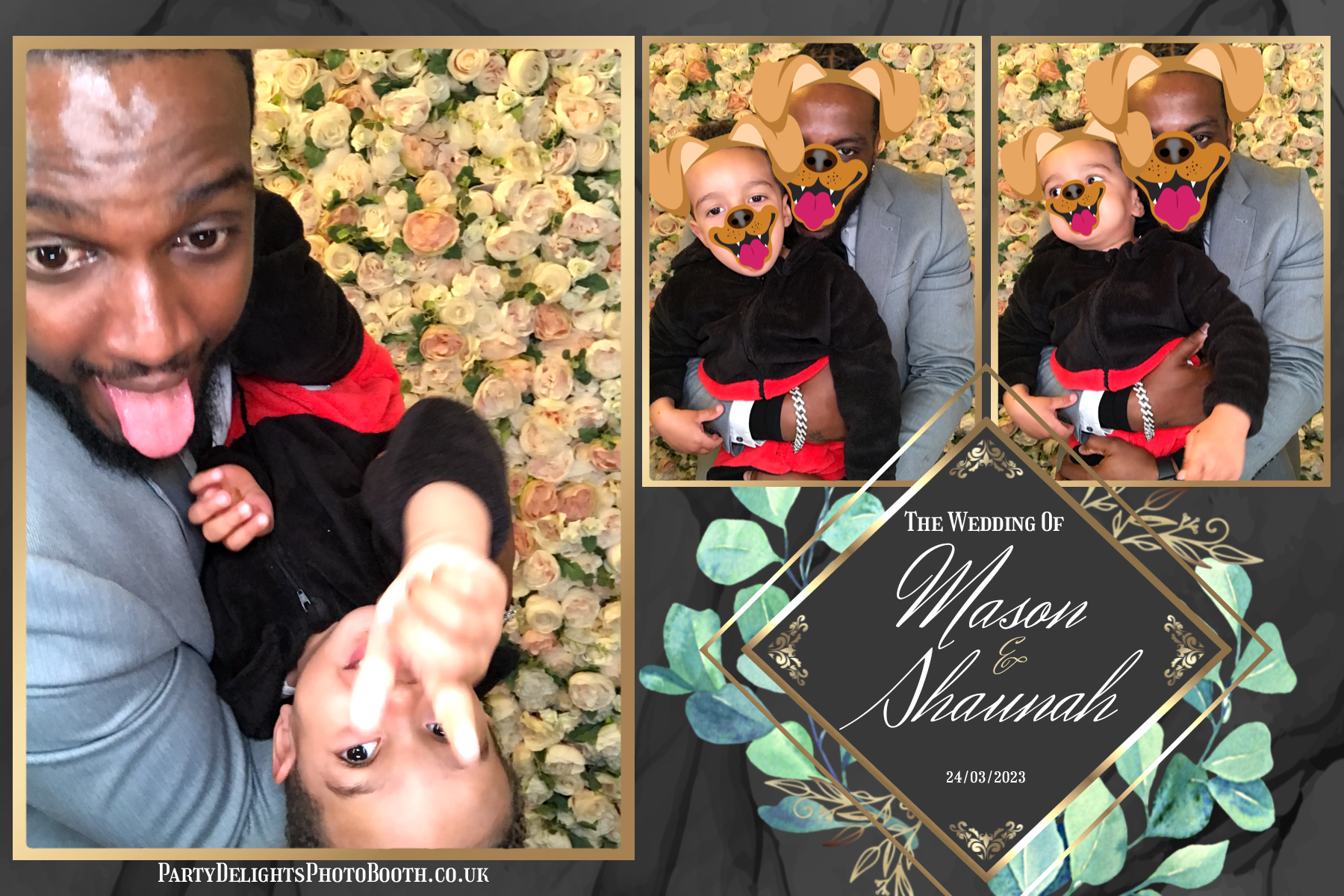 Mason & Shaunah’s Wedding | View more photos from the event at gallery.partydelightsphotobooth.co.uk/u/PartyDelightsPhotoBooth/Mason-Shaunah’s-Wedding