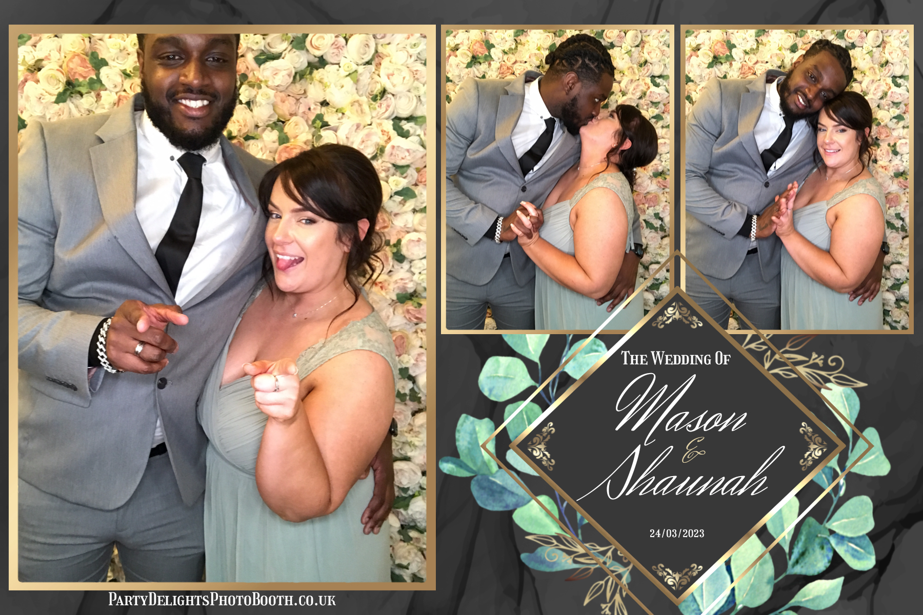 Mason & Shaunah’s Wedding | View more photos from the event at gallery.partydelightsphotobooth.co.uk/u/PartyDelightsPhotoBooth/Mason-Shaunah’s-Wedding