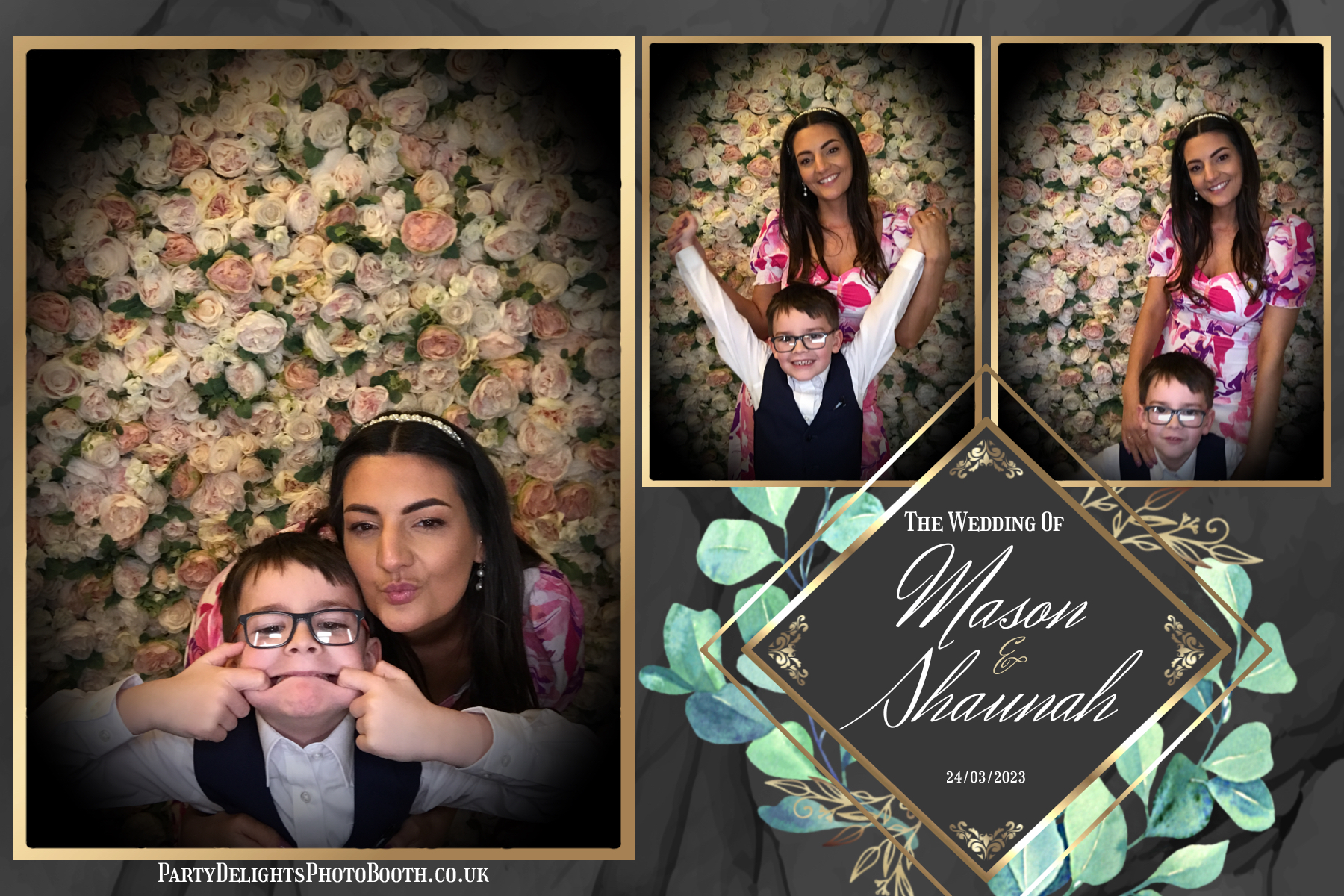 Mason & Shaunah’s Wedding | View more photos from the event at gallery.partydelightsphotobooth.co.uk/u/PartyDelightsPhotoBooth/Mason-Shaunah’s-Wedding