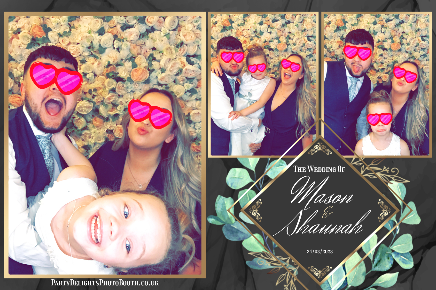 Mason & Shaunah’s Wedding | View more photos from the event at gallery.partydelightsphotobooth.co.uk/u/PartyDelightsPhotoBooth/Mason-Shaunah’s-Wedding