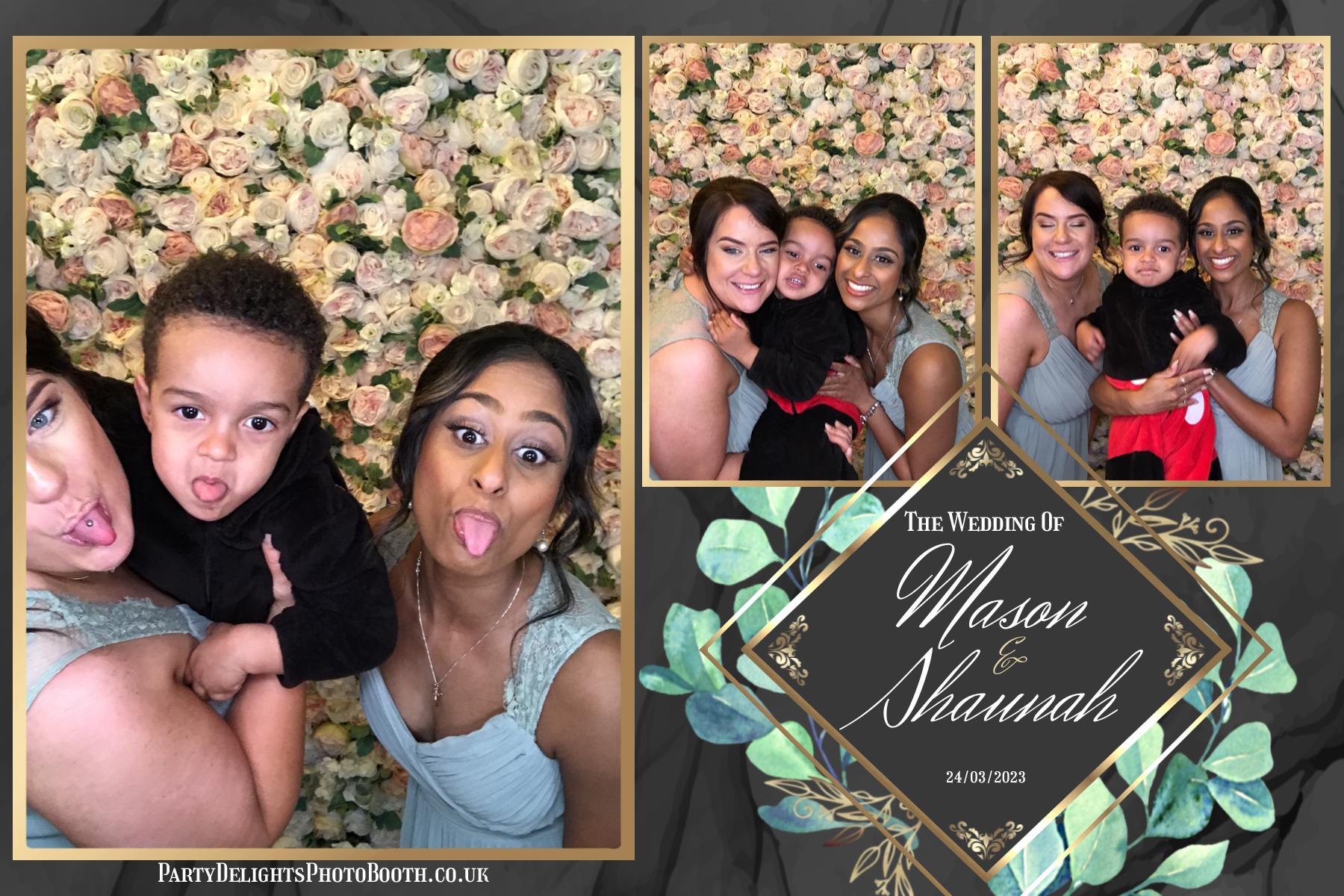 Mason & Shaunah’s Wedding | View more photos from the event at gallery.partydelightsphotobooth.co.uk/u/PartyDelightsPhotoBooth/Mason-Shaunah’s-Wedding