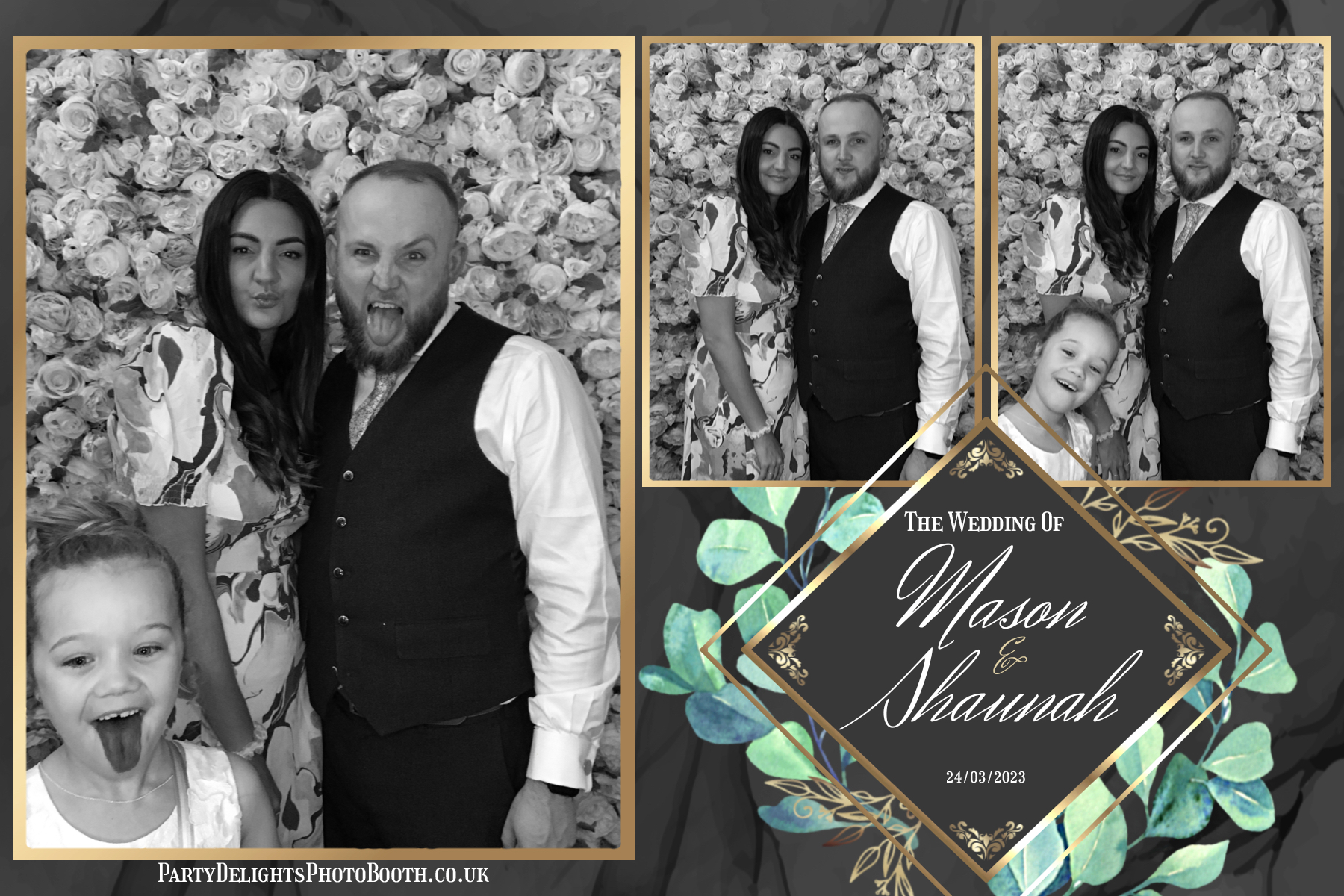 Mason & Shaunah’s Wedding | View more photos from the event at gallery.partydelightsphotobooth.co.uk/u/PartyDelightsPhotoBooth/Mason-Shaunah’s-Wedding