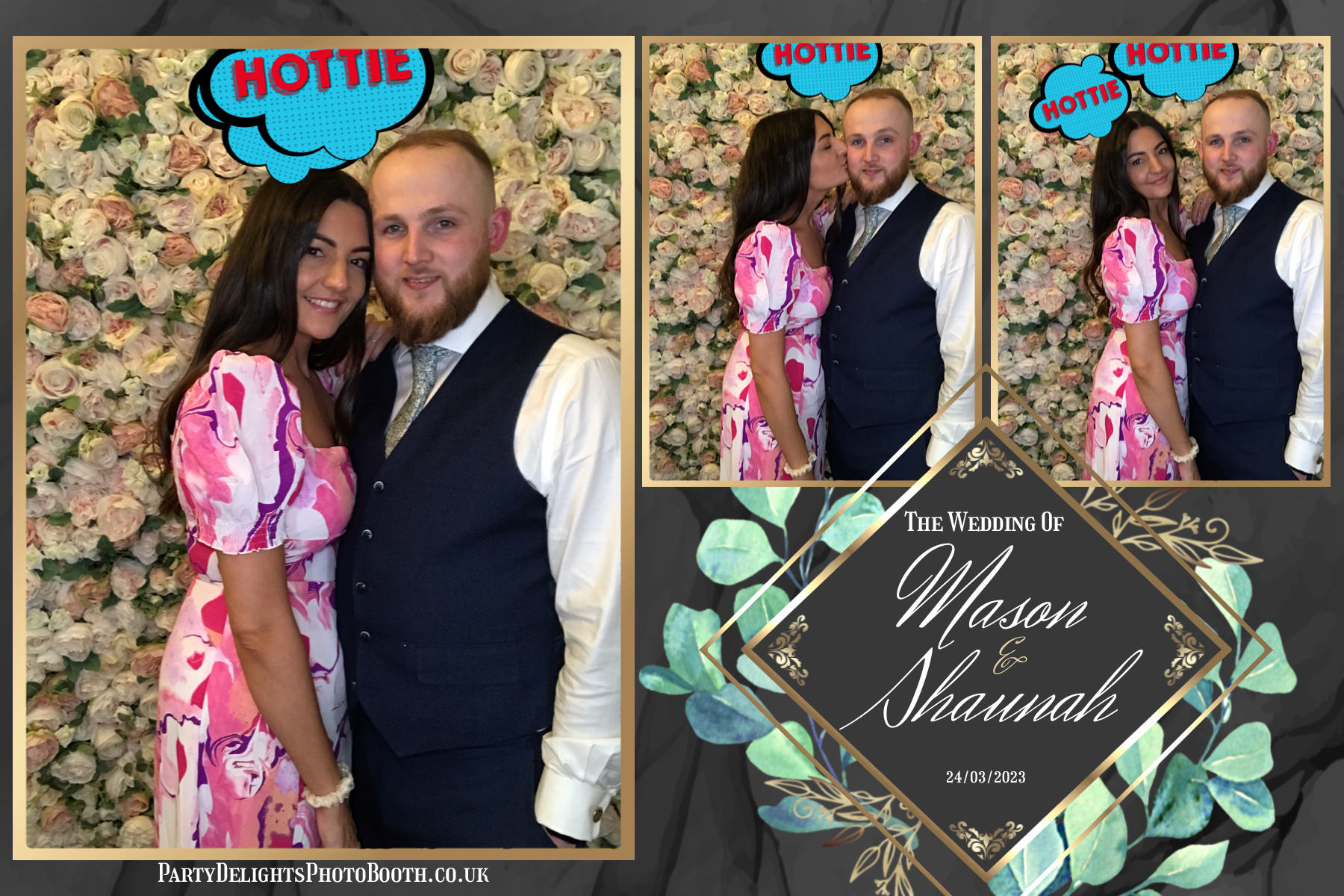 Mason & Shaunah’s Wedding | View more photos from the event at gallery.partydelightsphotobooth.co.uk/u/PartyDelightsPhotoBooth/Mason-Shaunah’s-Wedding