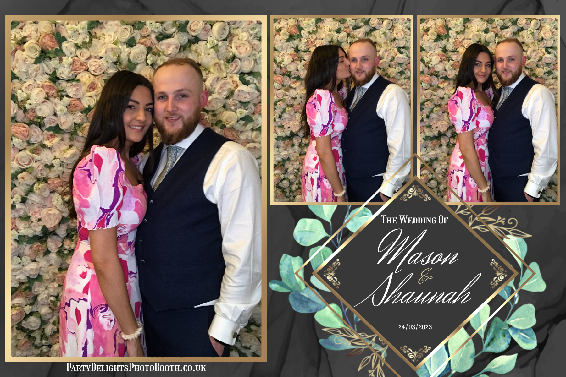 Mason & Shaunah’s Wedding | View more photos from the event at gallery.partydelightsphotobooth.co.uk/u/PartyDelightsPhotoBooth/Mason-Shaunah’s-Wedding