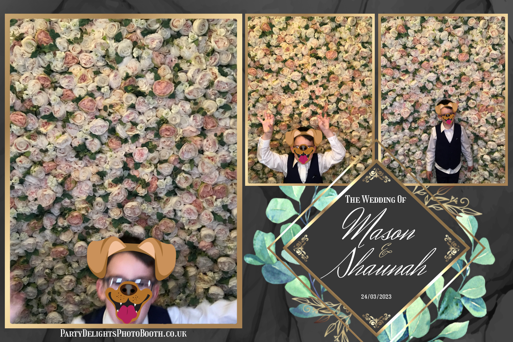 Mason & Shaunah’s Wedding | View more photos from the event at gallery.partydelightsphotobooth.co.uk/u/PartyDelightsPhotoBooth/Mason-Shaunah’s-Wedding
