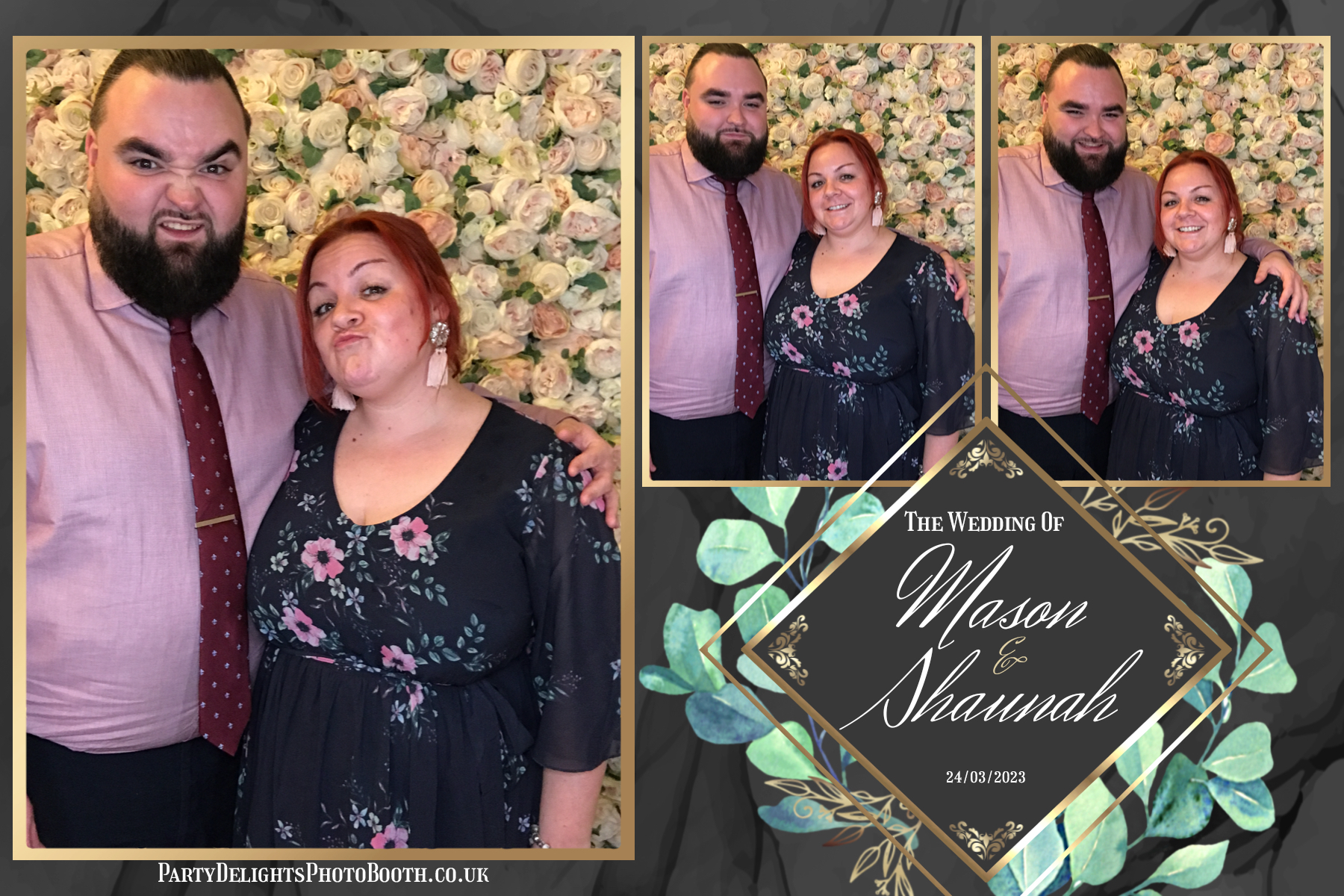Mason & Shaunah’s Wedding | View more photos from the event at gallery.partydelightsphotobooth.co.uk/u/PartyDelightsPhotoBooth/Mason-Shaunah’s-Wedding