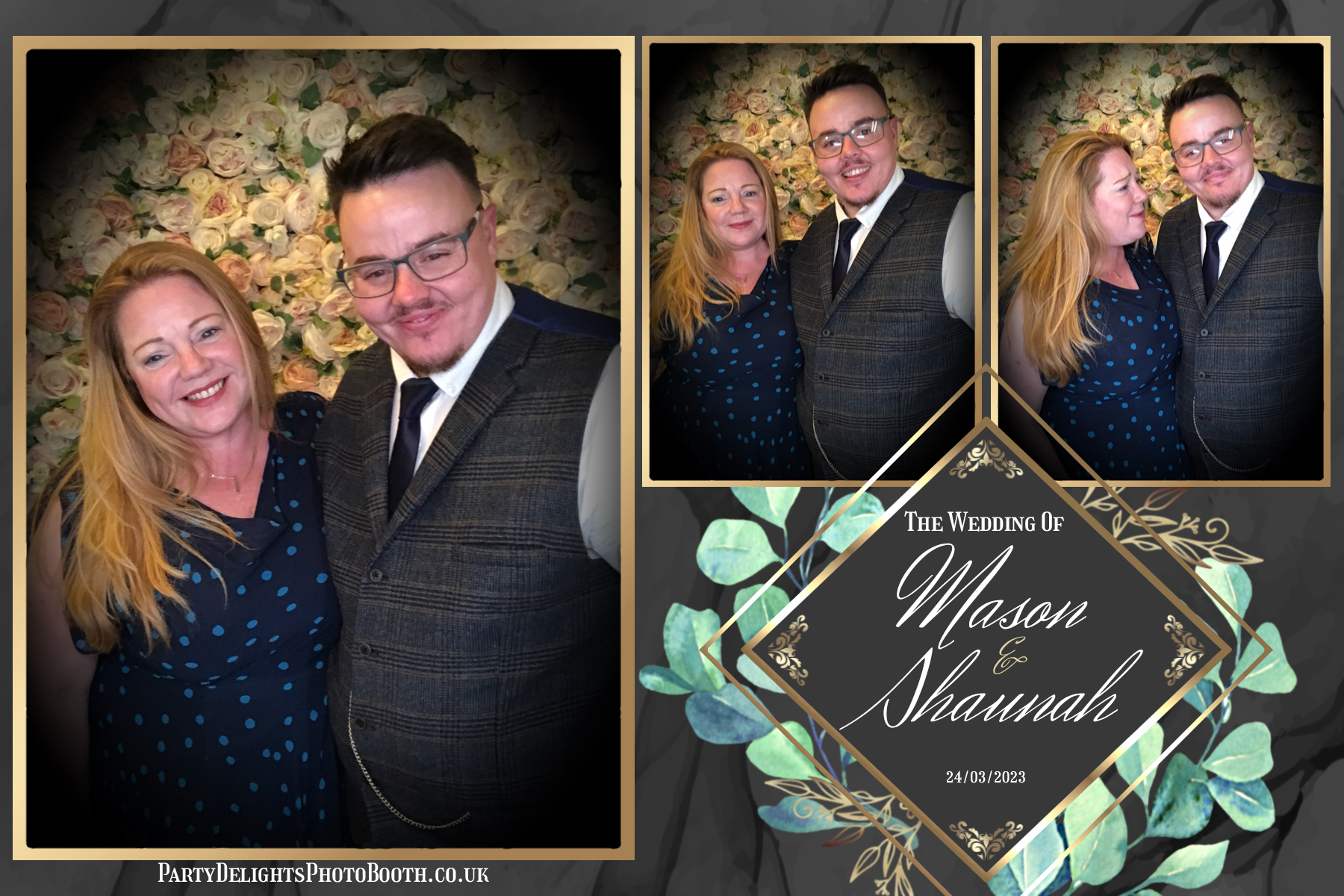 Mason & Shaunah’s Wedding | View more photos from the event at gallery.partydelightsphotobooth.co.uk/u/PartyDelightsPhotoBooth/Mason-Shaunah’s-Wedding