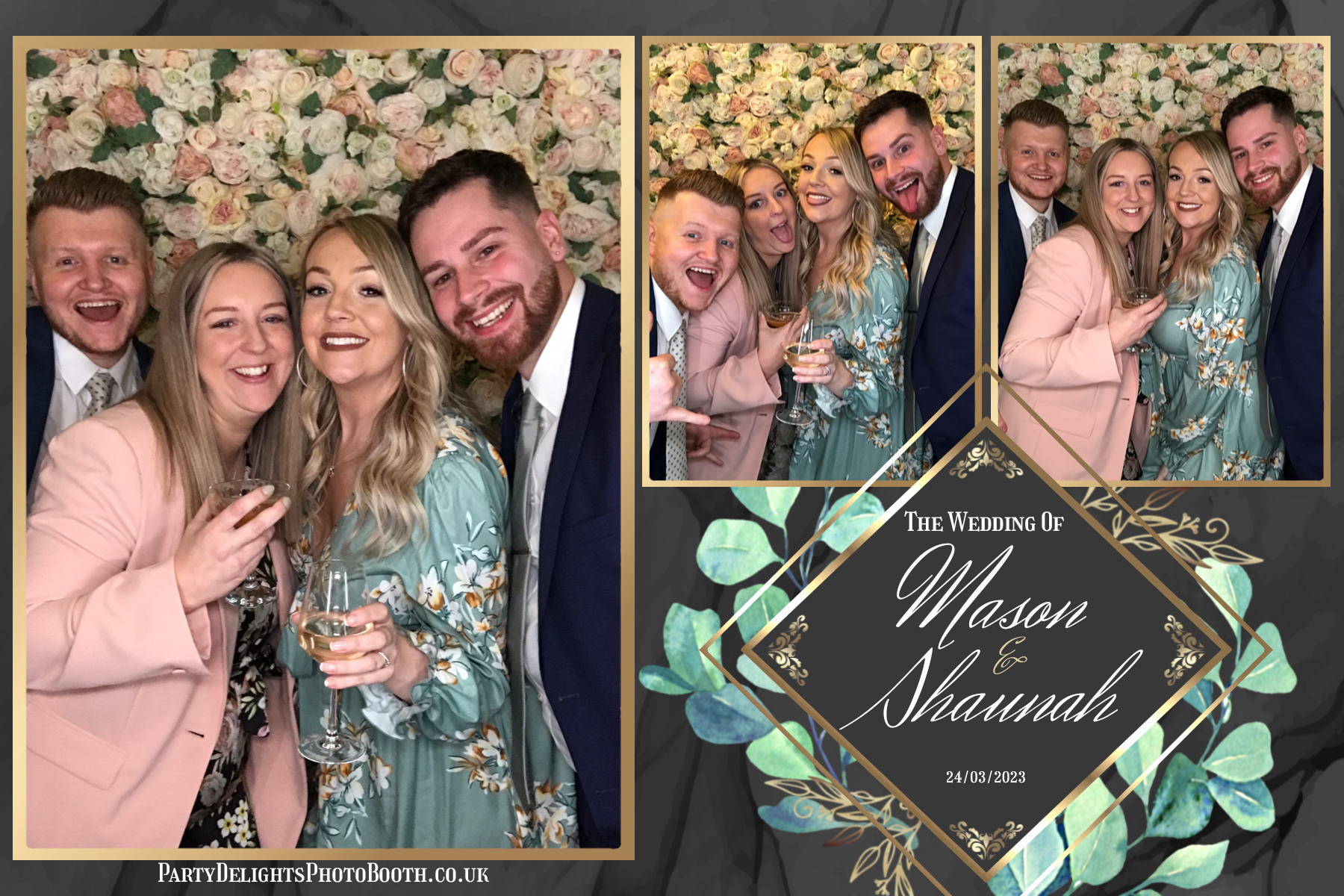 Mason & Shaunah’s Wedding | View more photos from the event at gallery.partydelightsphotobooth.co.uk/u/PartyDelightsPhotoBooth/Mason-Shaunah’s-Wedding