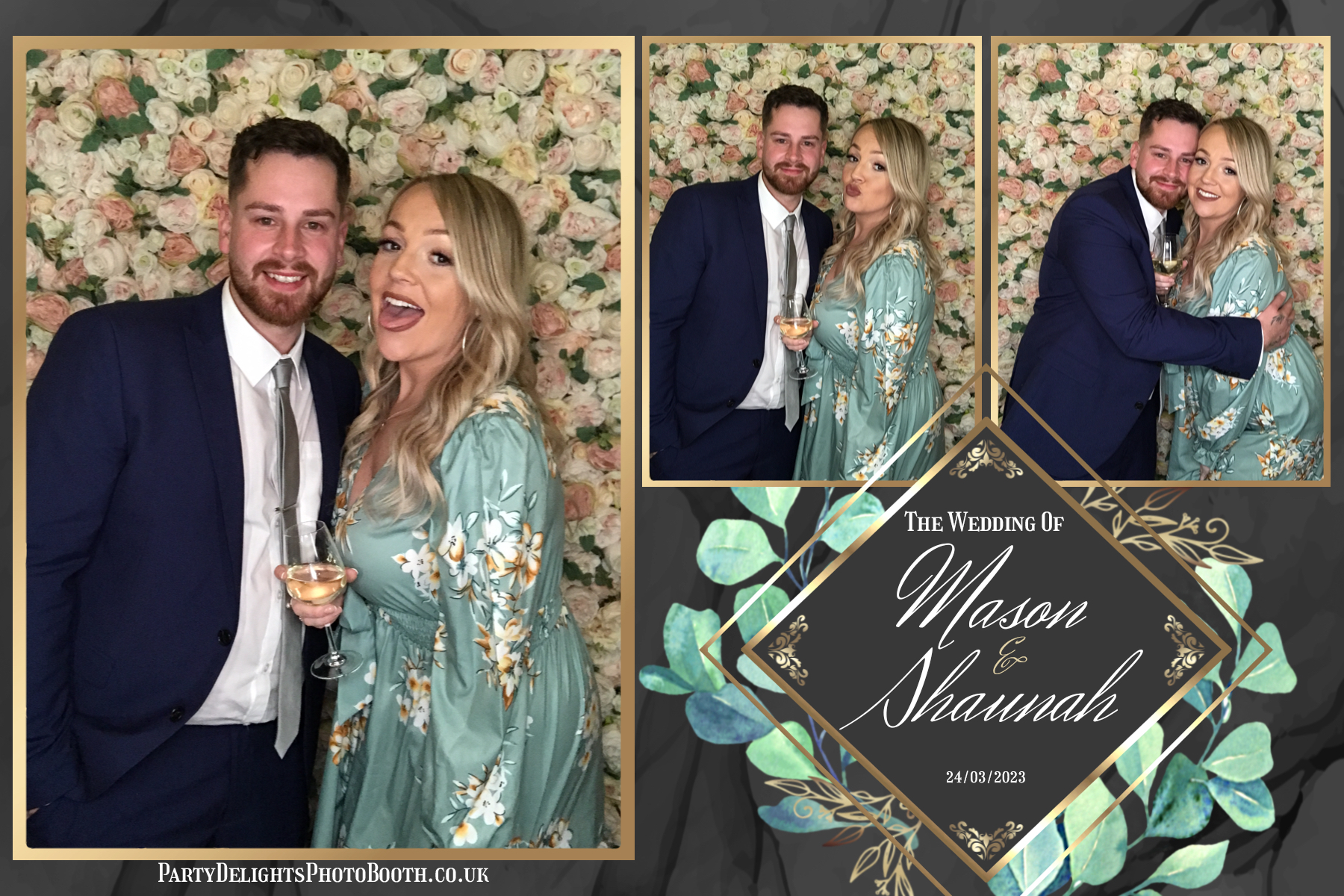 Mason & Shaunah’s Wedding | View more photos from the event at gallery.partydelightsphotobooth.co.uk/u/PartyDelightsPhotoBooth/Mason-Shaunah’s-Wedding