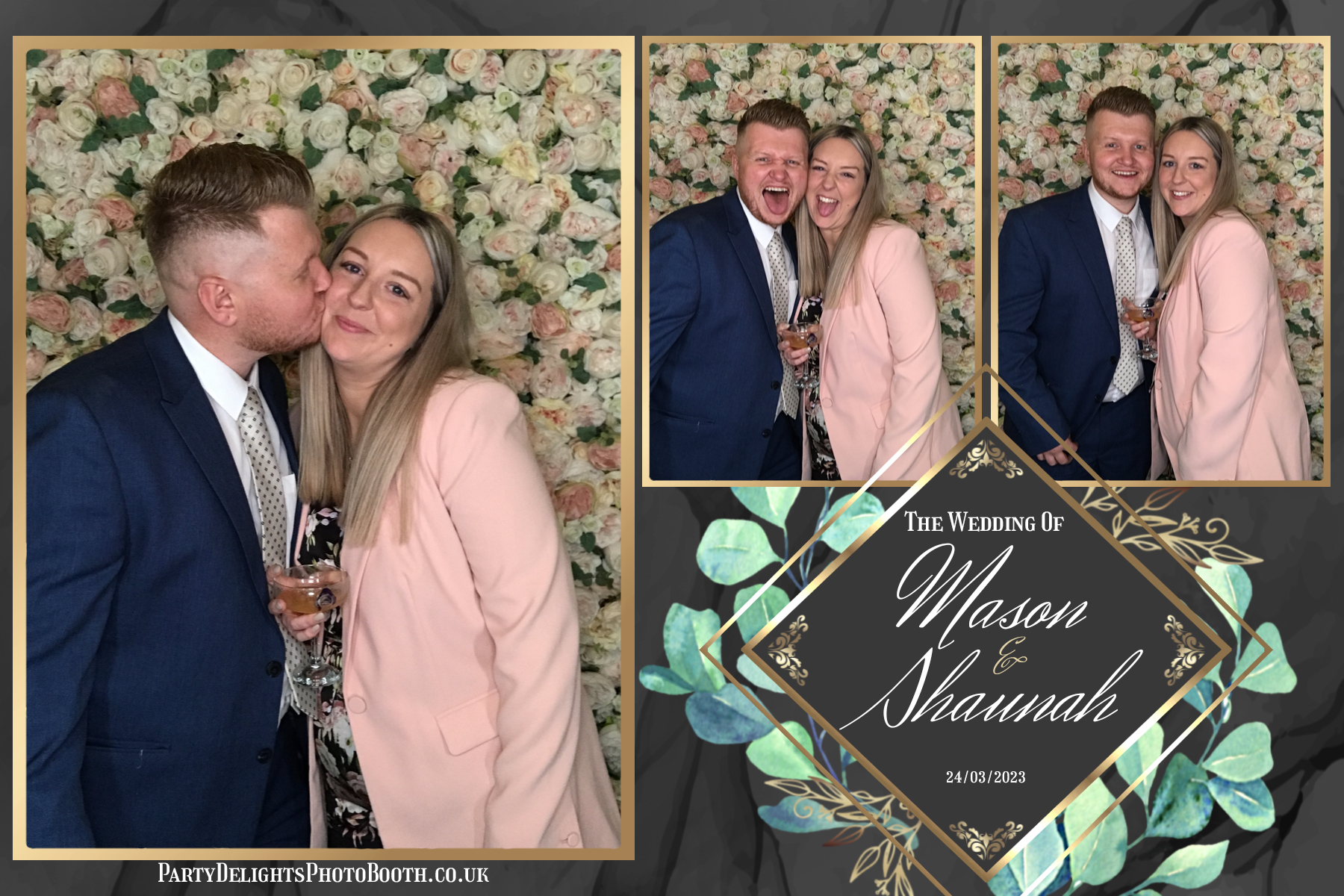 Mason & Shaunah’s Wedding | View more photos from the event at gallery.partydelightsphotobooth.co.uk/u/PartyDelightsPhotoBooth/Mason-Shaunah’s-Wedding