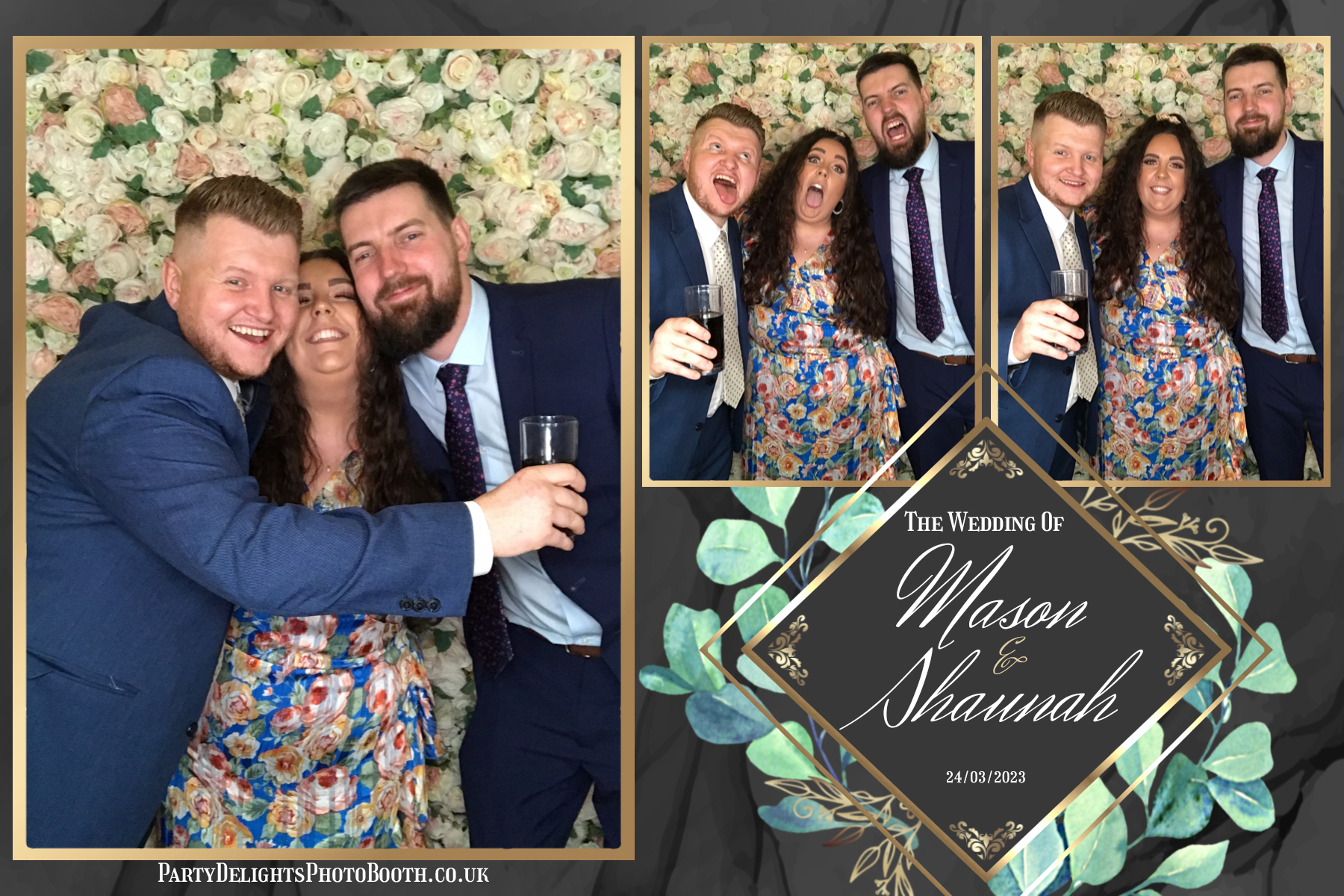 Mason & Shaunah’s Wedding | View more photos from the event at gallery.partydelightsphotobooth.co.uk/u/PartyDelightsPhotoBooth/Mason-Shaunah’s-Wedding