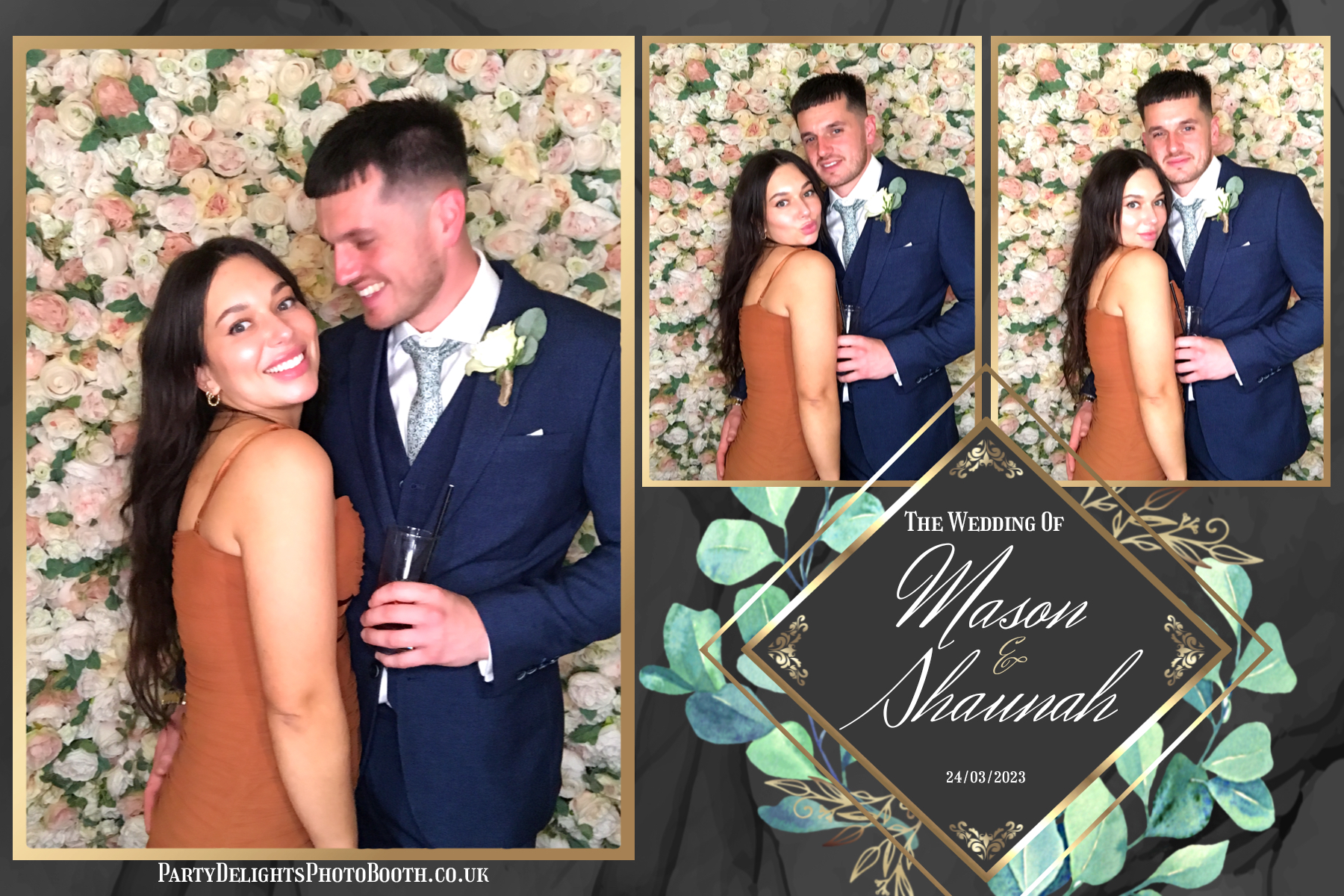 Mason & Shaunah’s Wedding | View more photos from the event at gallery.partydelightsphotobooth.co.uk/u/PartyDelightsPhotoBooth/Mason-Shaunah’s-Wedding