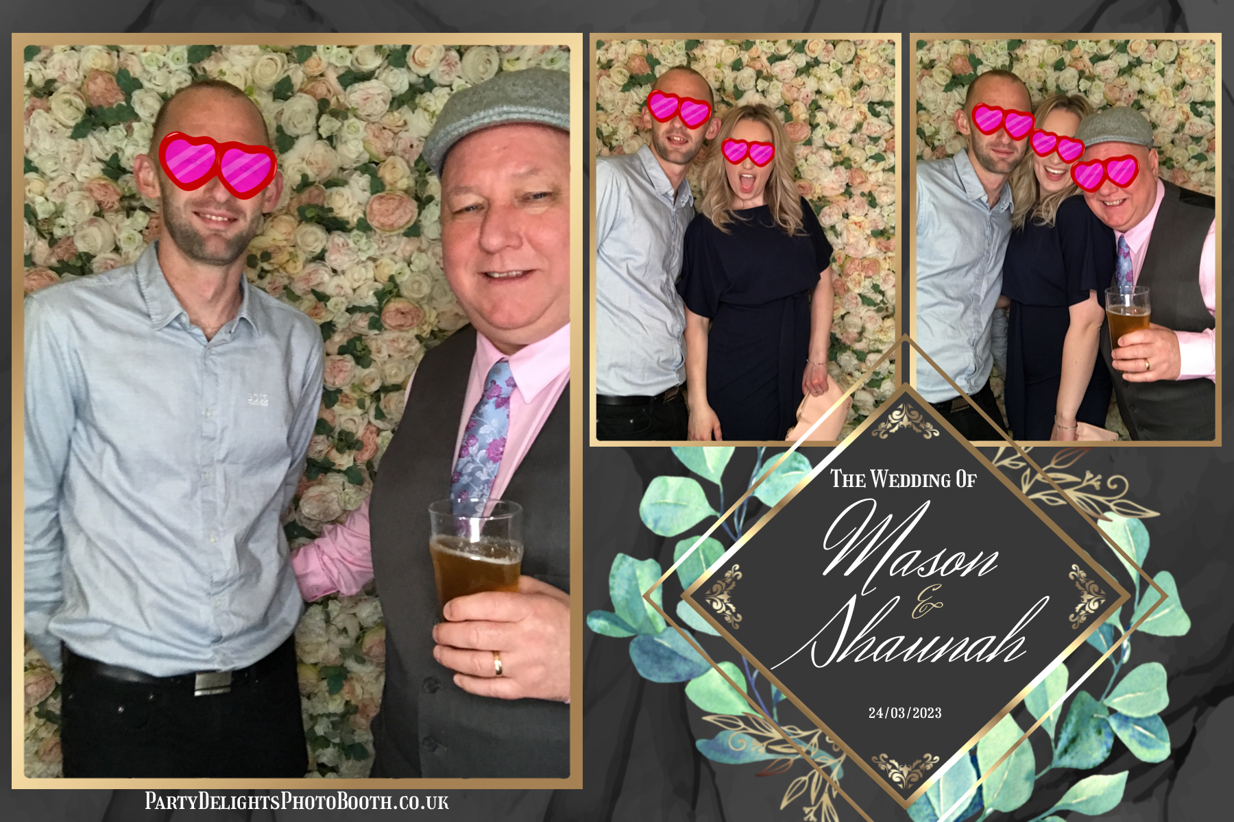 Mason & Shaunah’s Wedding | View more photos from the event at gallery.partydelightsphotobooth.co.uk/u/PartyDelightsPhotoBooth/Mason-Shaunah’s-Wedding