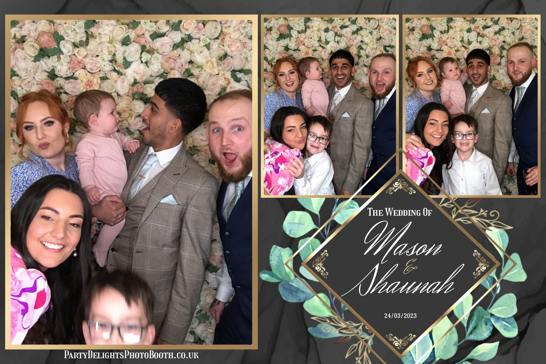 Mason & Shaunah’s Wedding | View more photos from the event at gallery.partydelightsphotobooth.co.uk/u/PartyDelightsPhotoBooth/Mason-Shaunah’s-Wedding