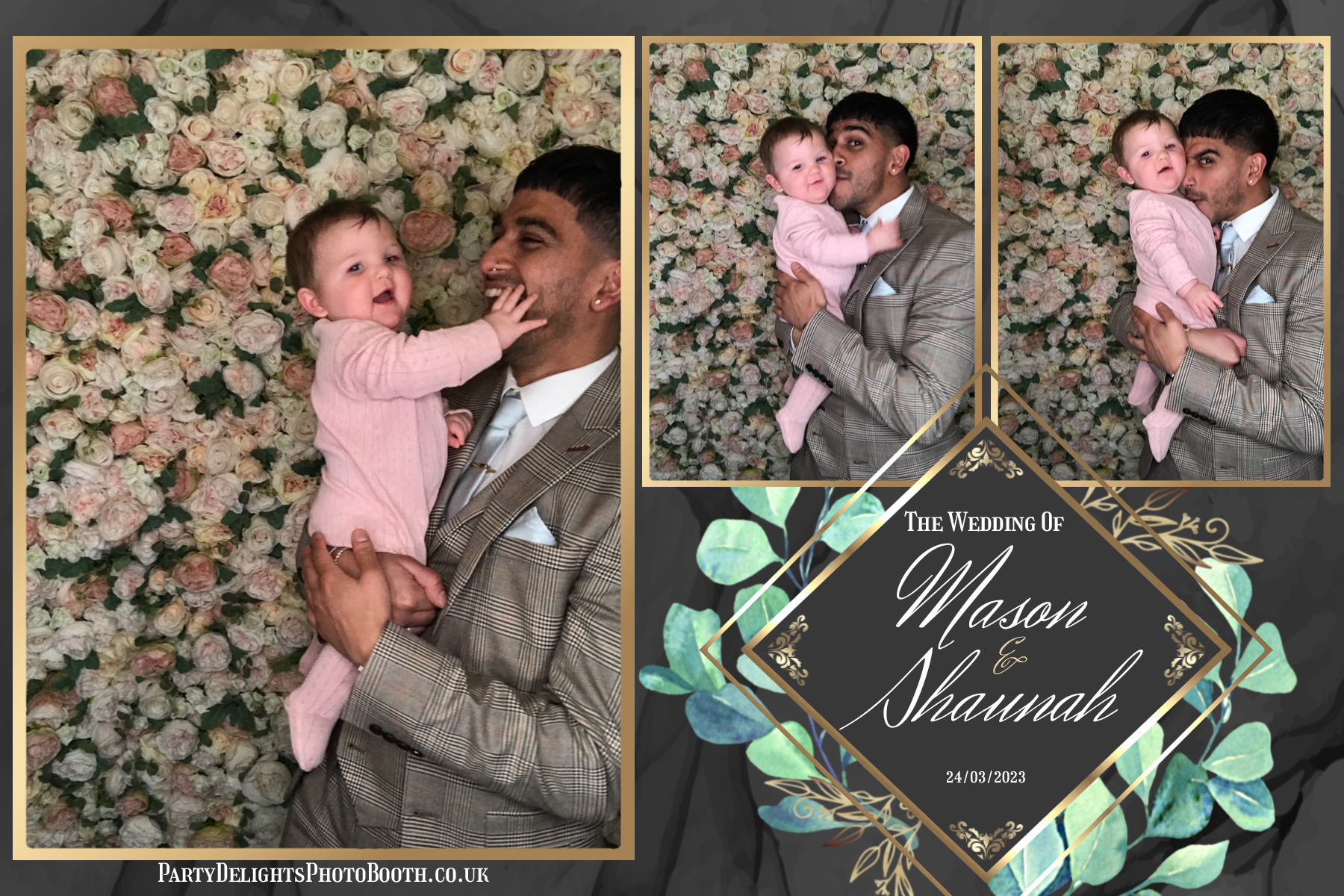 Mason & Shaunah’s Wedding | View more photos from the event at gallery.partydelightsphotobooth.co.uk/u/PartyDelightsPhotoBooth/Mason-Shaunah’s-Wedding