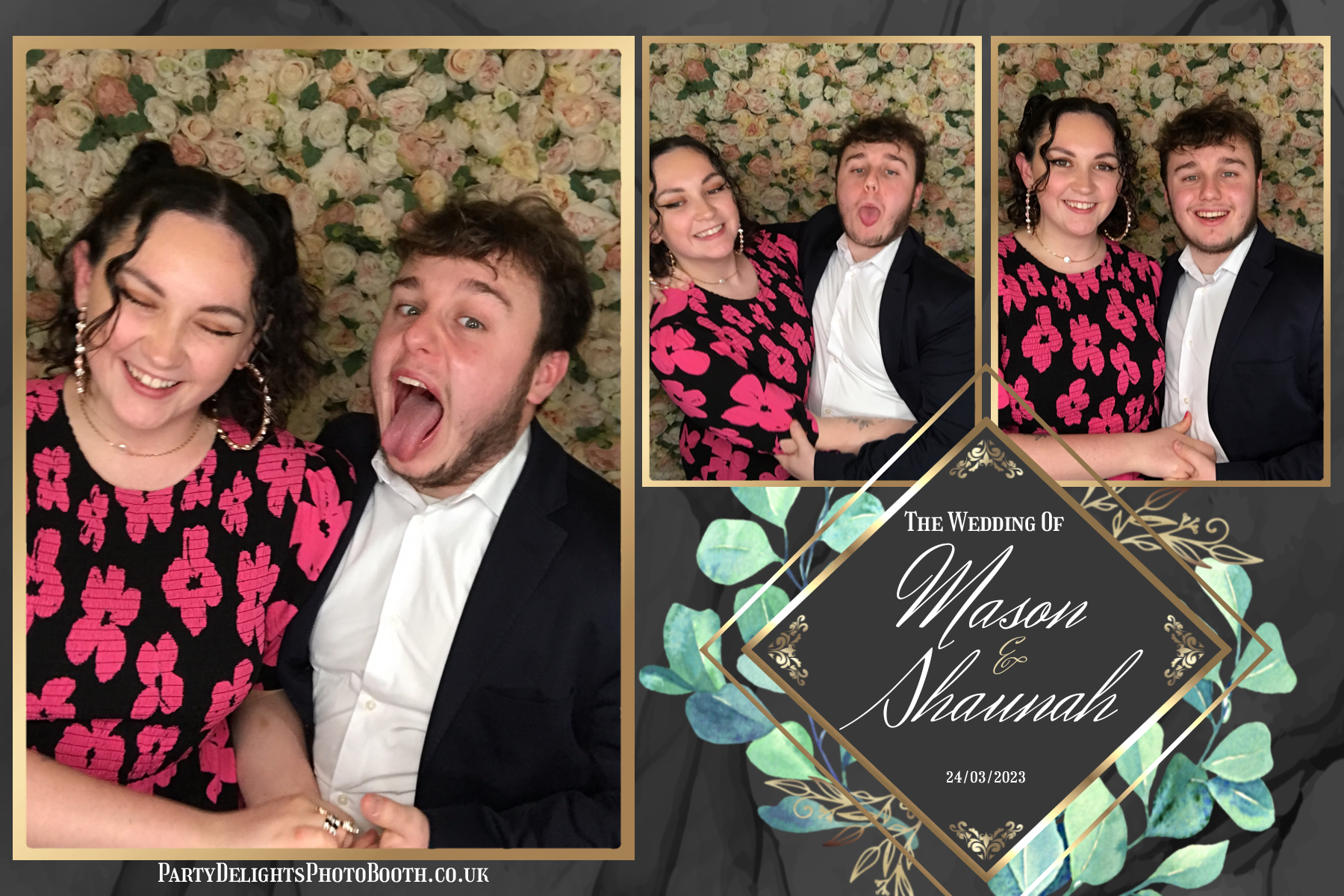 Mason & Shaunah’s Wedding | View more photos from the event at gallery.partydelightsphotobooth.co.uk/u/PartyDelightsPhotoBooth/Mason-Shaunah’s-Wedding