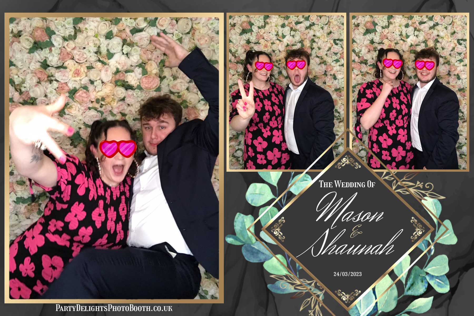 Mason & Shaunah’s Wedding | View more photos from the event at gallery.partydelightsphotobooth.co.uk/u/PartyDelightsPhotoBooth/Mason-Shaunah’s-Wedding