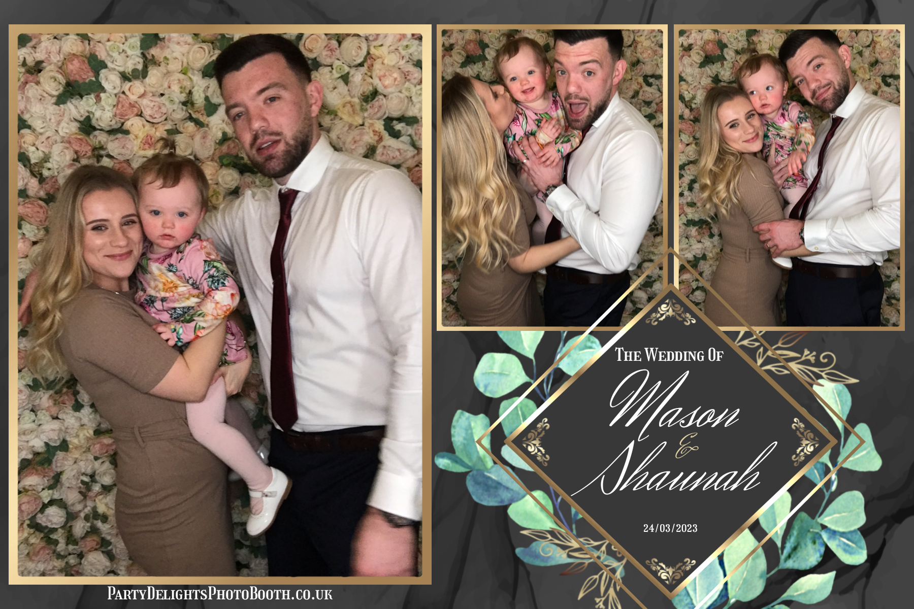 Mason & Shaunah’s Wedding | View more photos from the event at gallery.partydelightsphotobooth.co.uk/u/PartyDelightsPhotoBooth/Mason-Shaunah’s-Wedding
