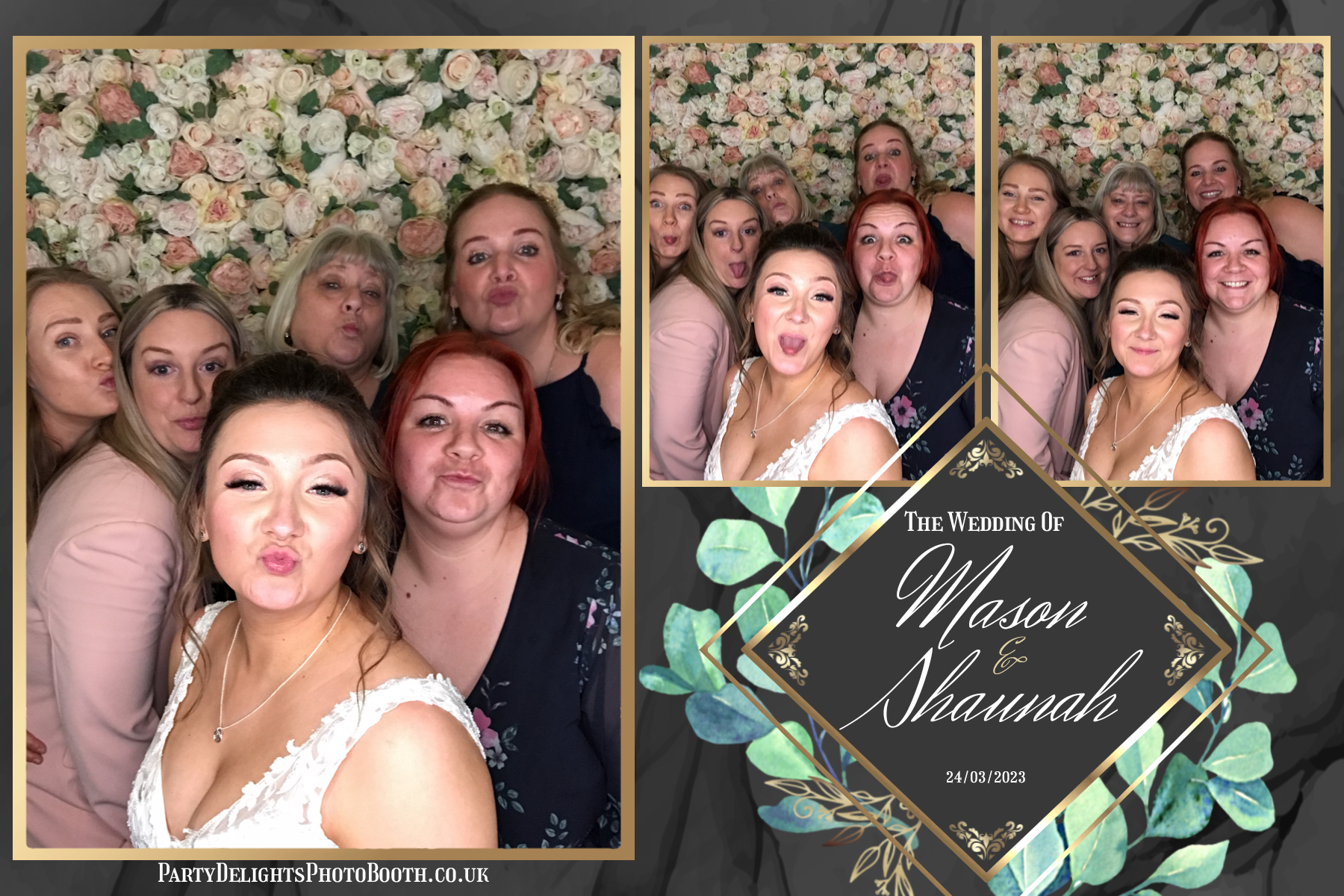 Mason & Shaunah’s Wedding | View more photos from the event at gallery.partydelightsphotobooth.co.uk/u/PartyDelightsPhotoBooth/Mason-Shaunah’s-Wedding
