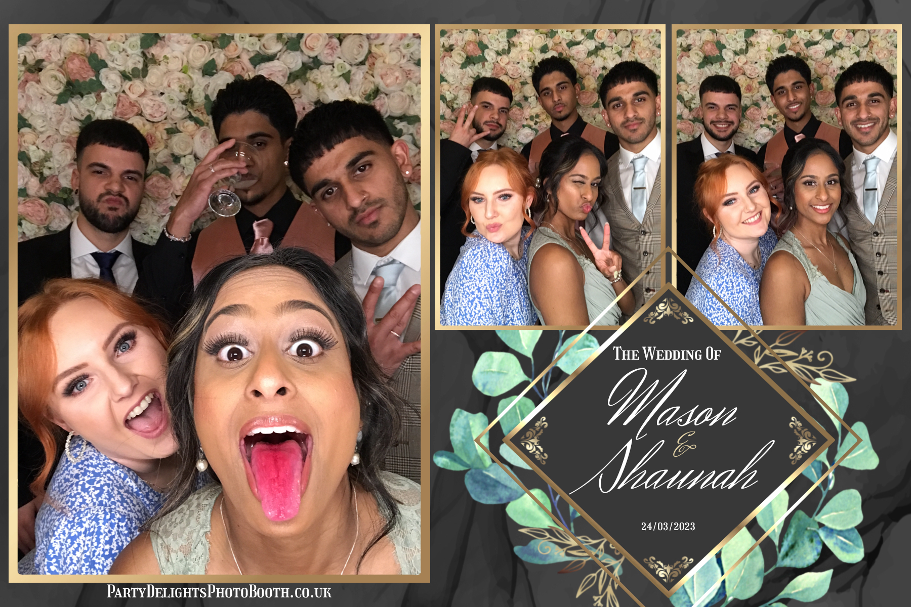 Mason & Shaunah’s Wedding | View more photos from the event at gallery.partydelightsphotobooth.co.uk/u/PartyDelightsPhotoBooth/Mason-Shaunah’s-Wedding