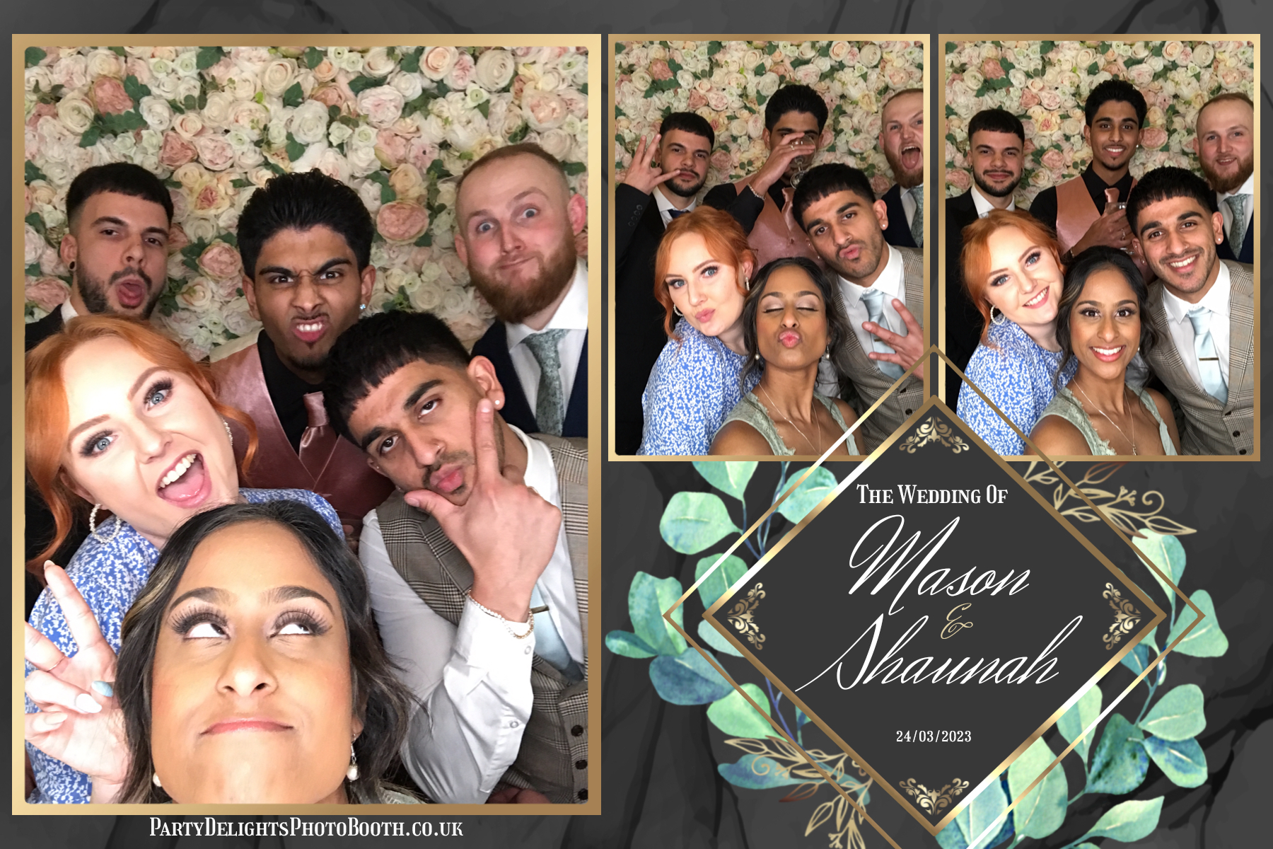 Mason & Shaunah’s Wedding | View more photos from the event at gallery.partydelightsphotobooth.co.uk/u/PartyDelightsPhotoBooth/Mason-Shaunah’s-Wedding