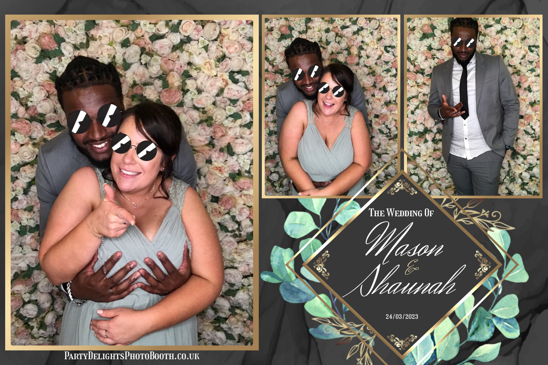 Mason & Shaunah’s Wedding | View more photos from the event at gallery.partydelightsphotobooth.co.uk/u/PartyDelightsPhotoBooth/Mason-Shaunah’s-Wedding