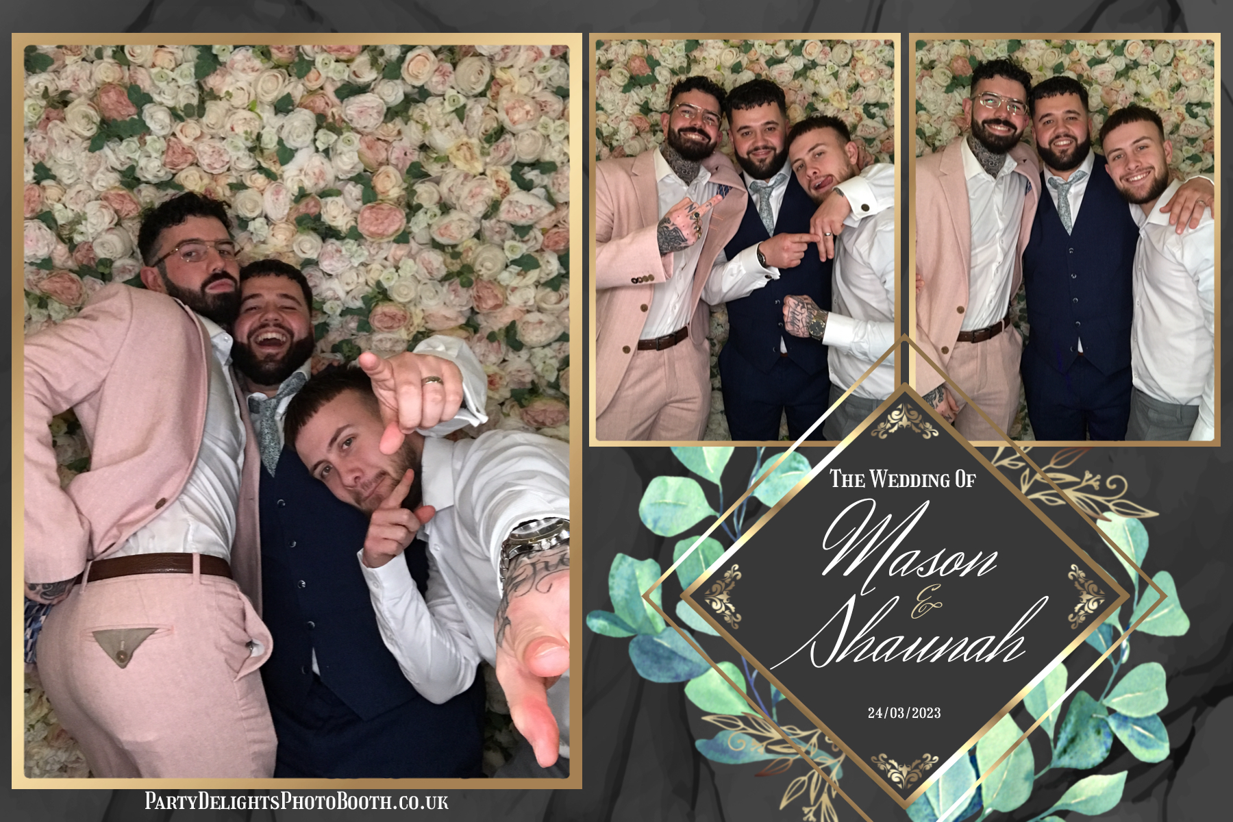 Mason & Shaunah’s Wedding | View more photos from the event at gallery.partydelightsphotobooth.co.uk/u/PartyDelightsPhotoBooth/Mason-Shaunah’s-Wedding