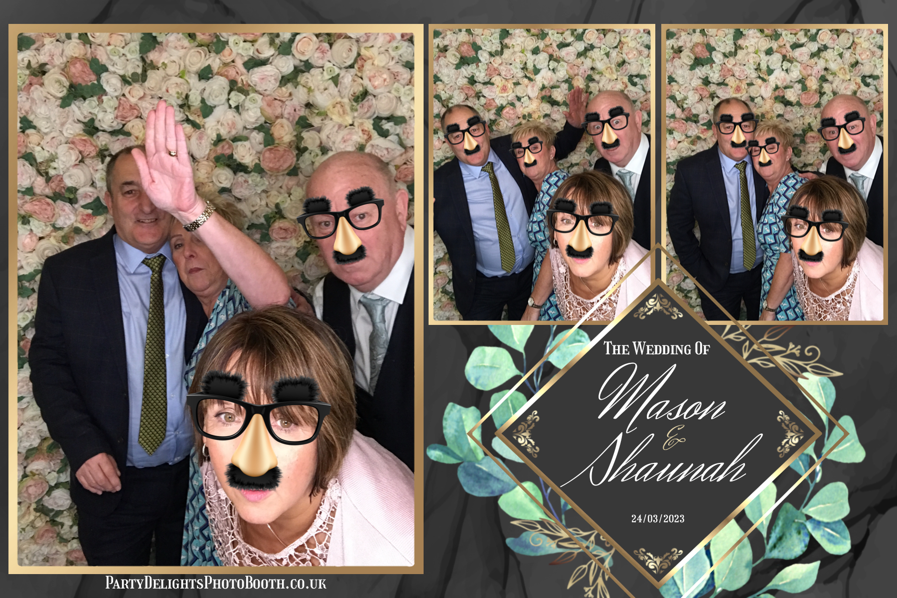 Mason & Shaunah’s Wedding | View more photos from the event at gallery.partydelightsphotobooth.co.uk/u/PartyDelightsPhotoBooth/Mason-Shaunah’s-Wedding
