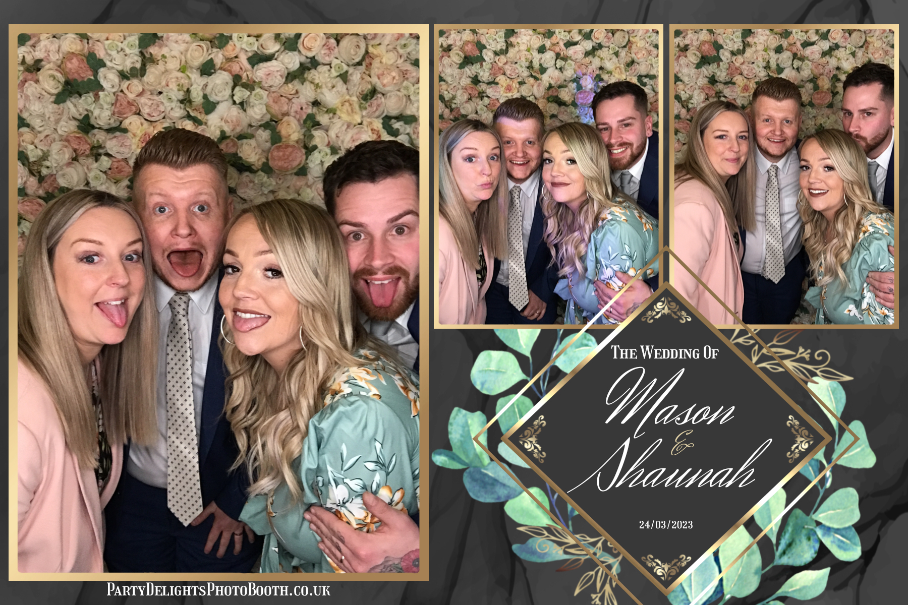 Mason & Shaunah’s Wedding | View more photos from the event at gallery.partydelightsphotobooth.co.uk/u/PartyDelightsPhotoBooth/Mason-Shaunah’s-Wedding