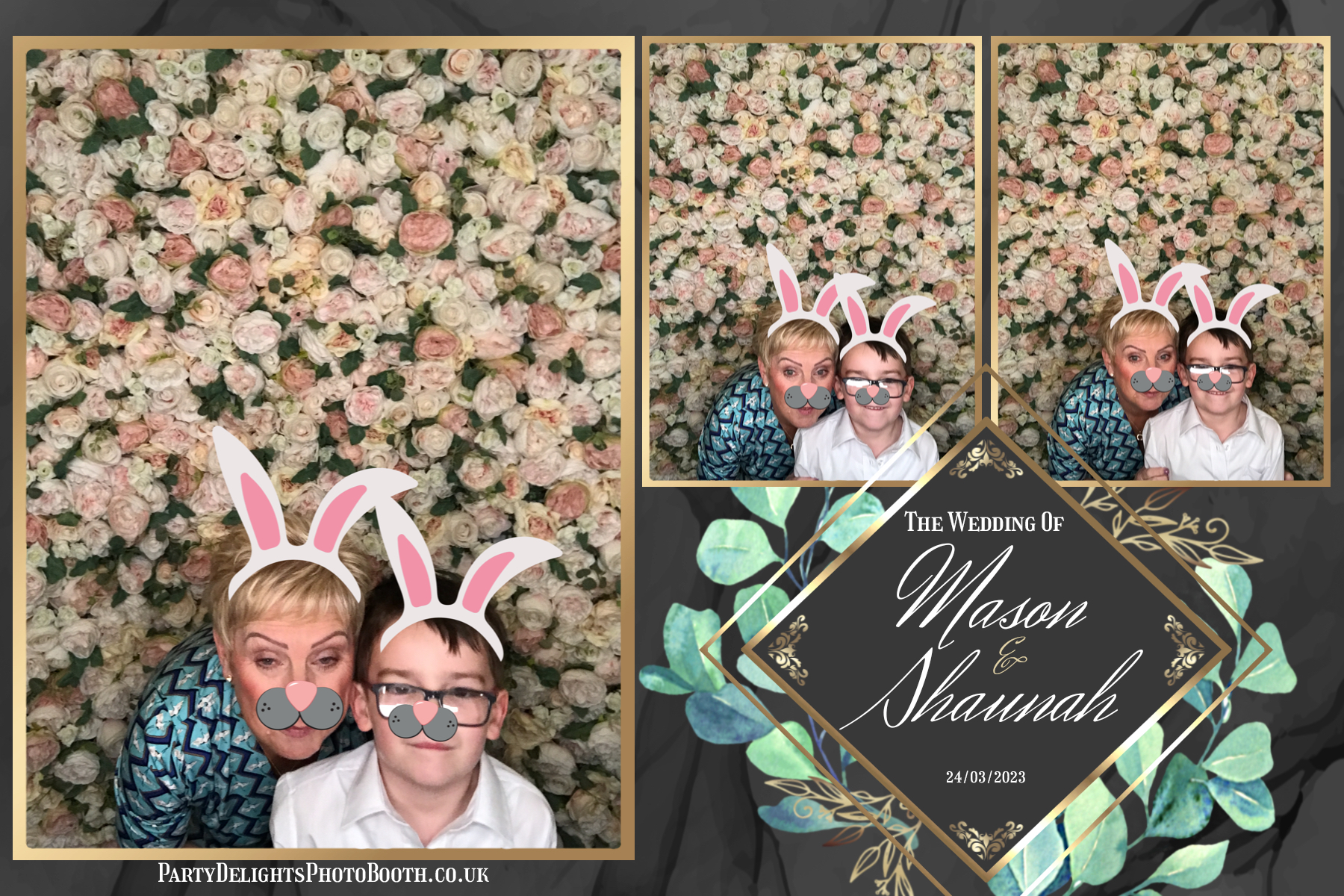 Mason & Shaunah’s Wedding | View more photos from the event at gallery.partydelightsphotobooth.co.uk/u/PartyDelightsPhotoBooth/Mason-Shaunah’s-Wedding